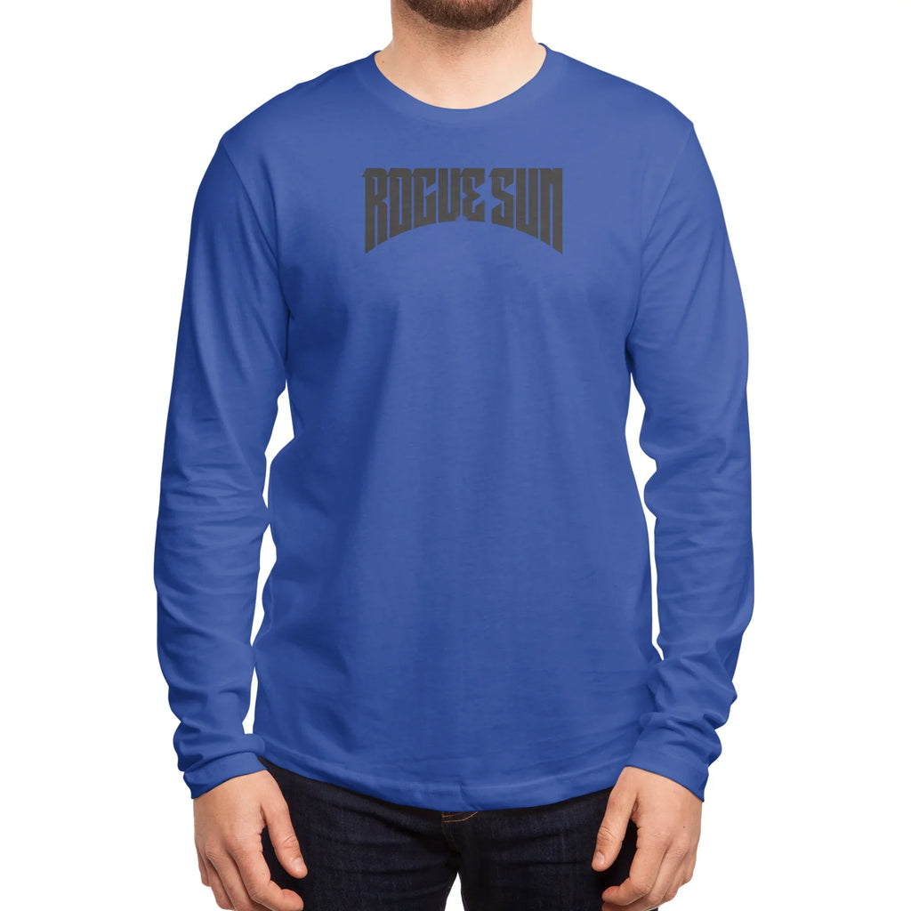 Rogue Sun Logo (Black) — Mens Longsleeve T Shirt