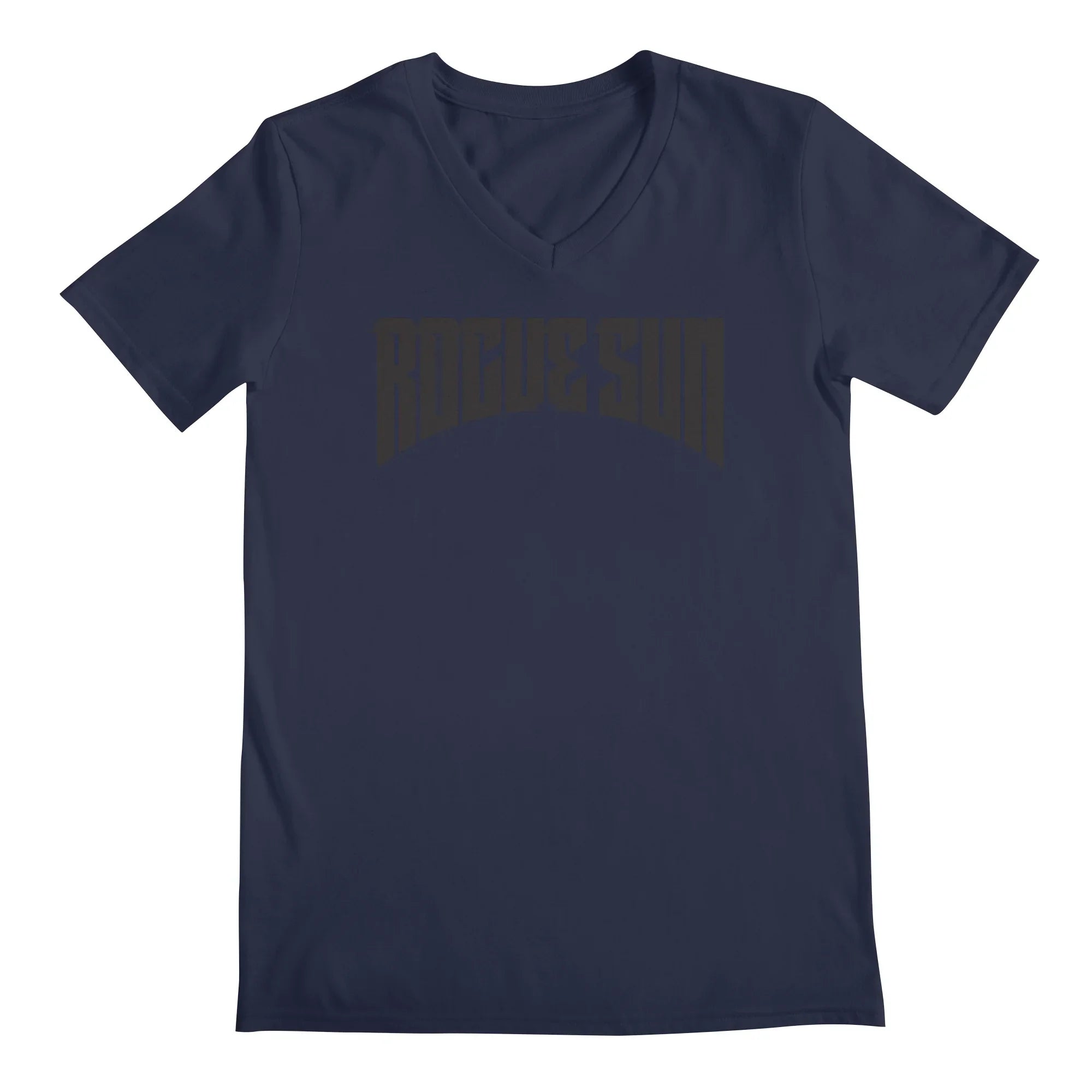 Rogue Sun Logo (Black) — Mens V Neck
