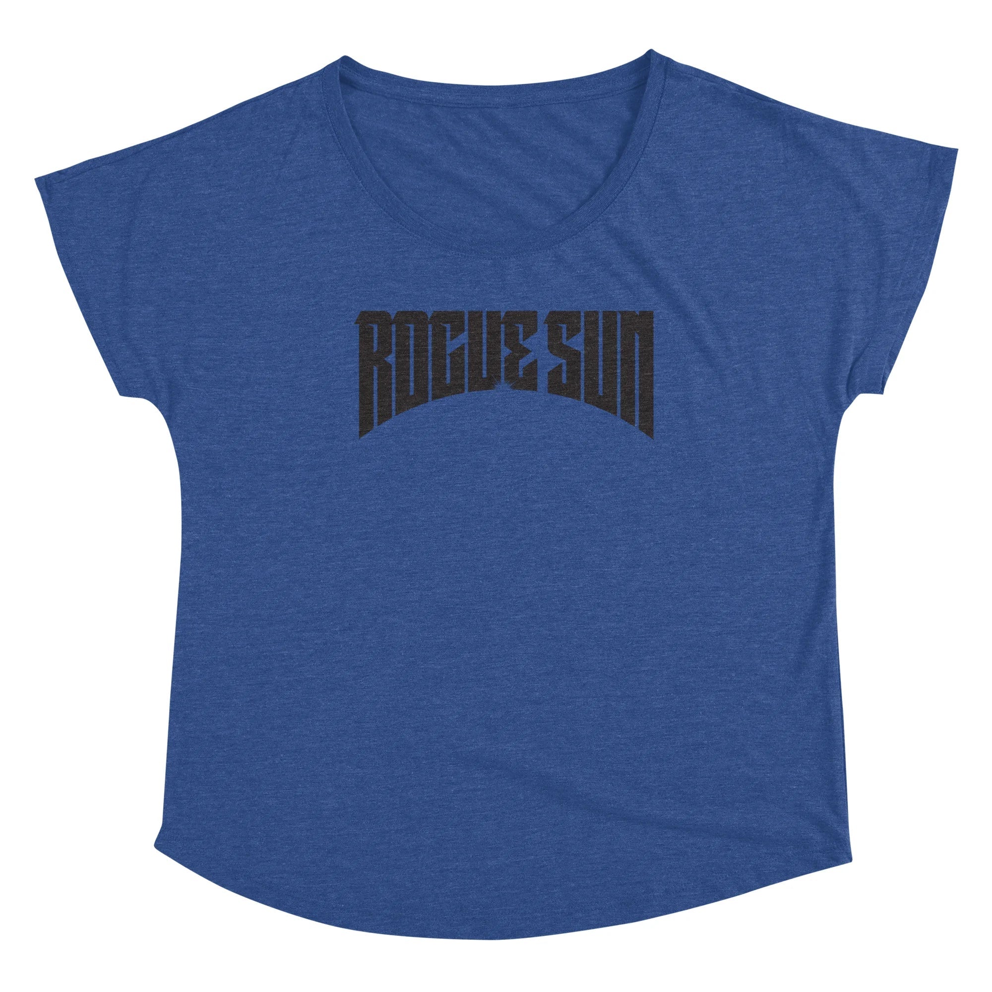 Rogue Sun Logo (Black) — Womens Scoop Neck