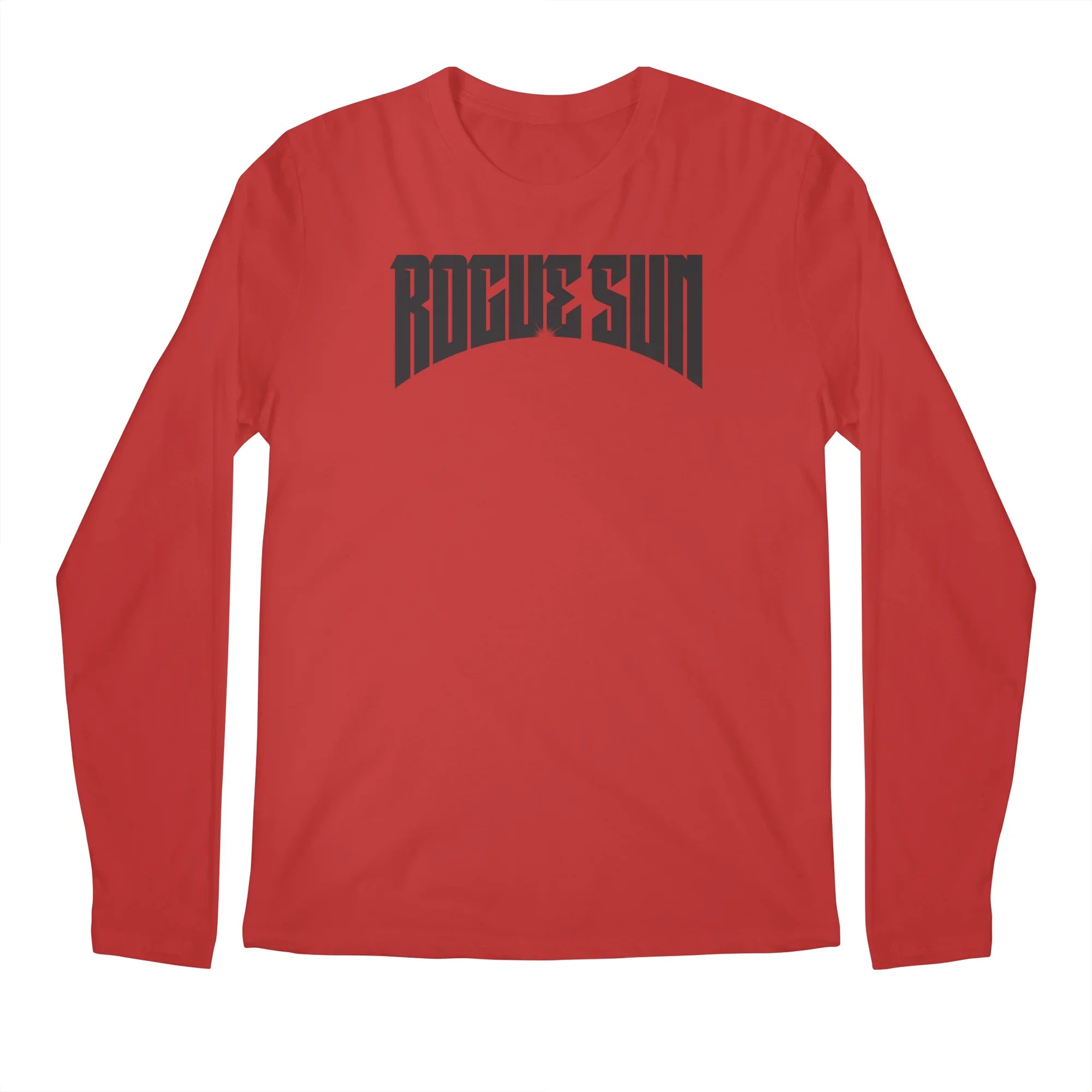Rogue Sun Logo (Black) — Mens Longsleeve T Shirt