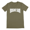 Rogue Sun Logo (White) — Mens V Neck