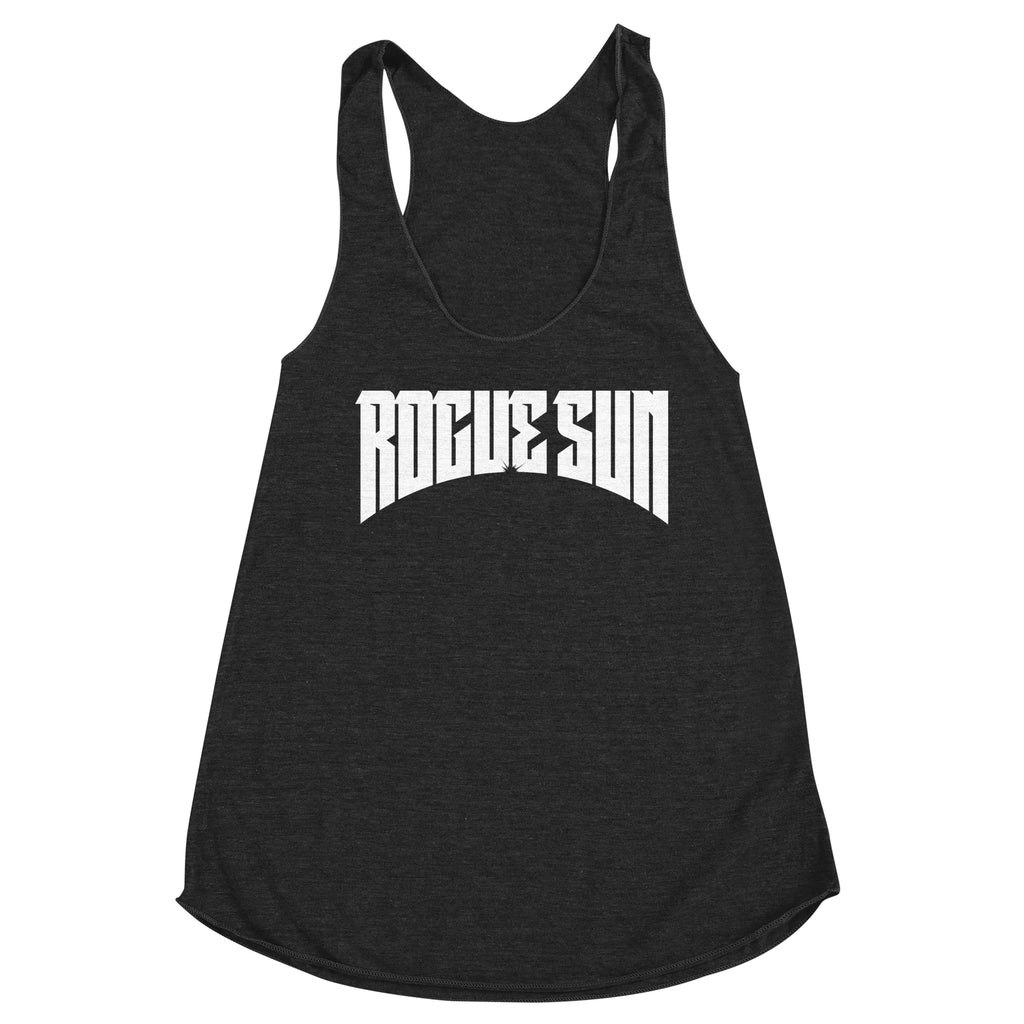 Rogue Sun Logo (White) — Womens Tank