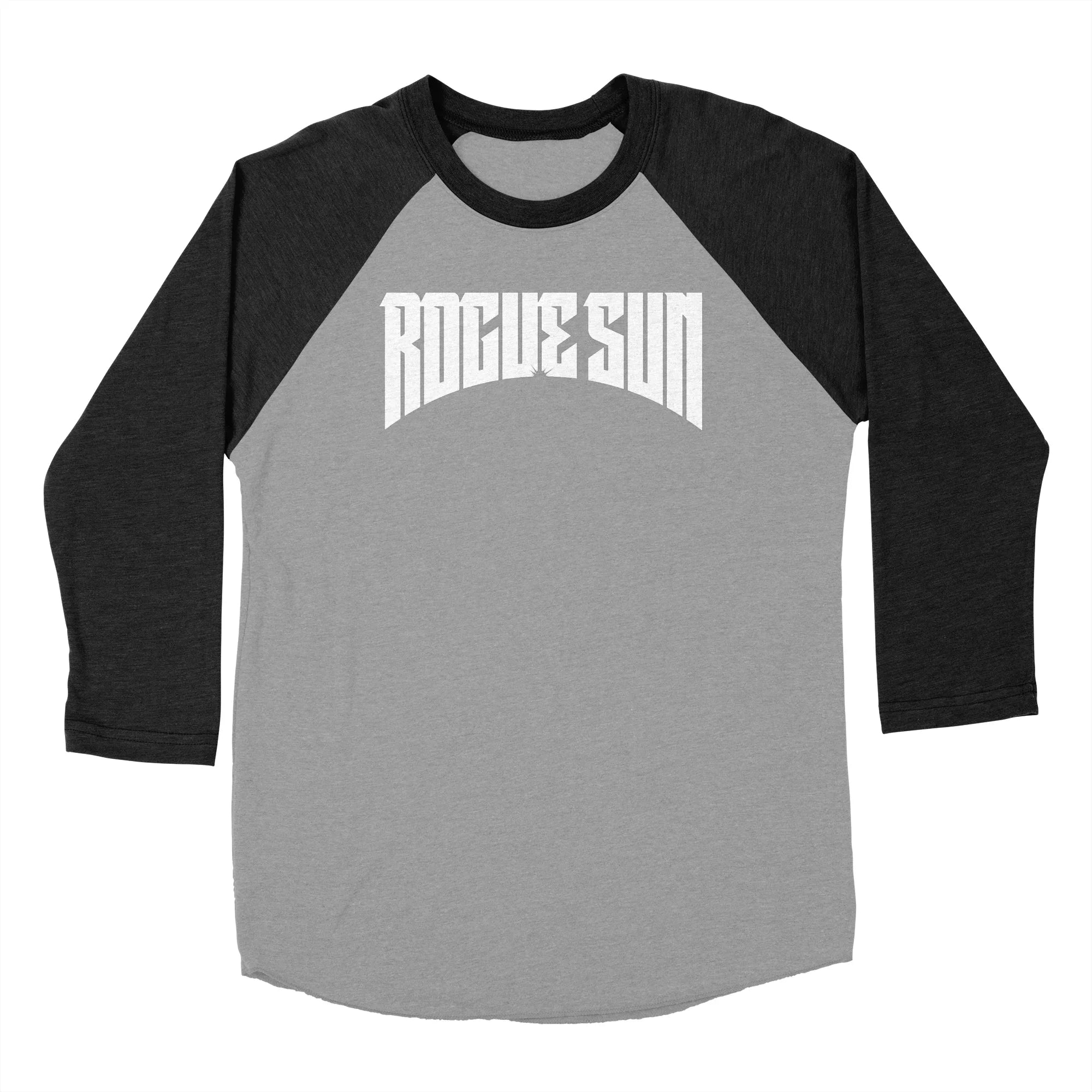 Rogue Sun Logo (White) — Mens Longsleeve T Shirt