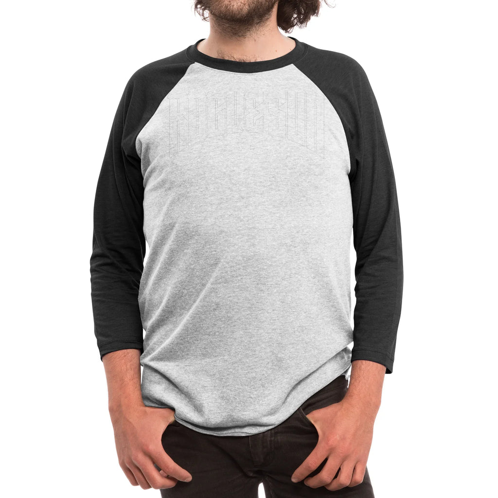 Rogue Sun Logo (White) — Mens Longsleeve T Shirt