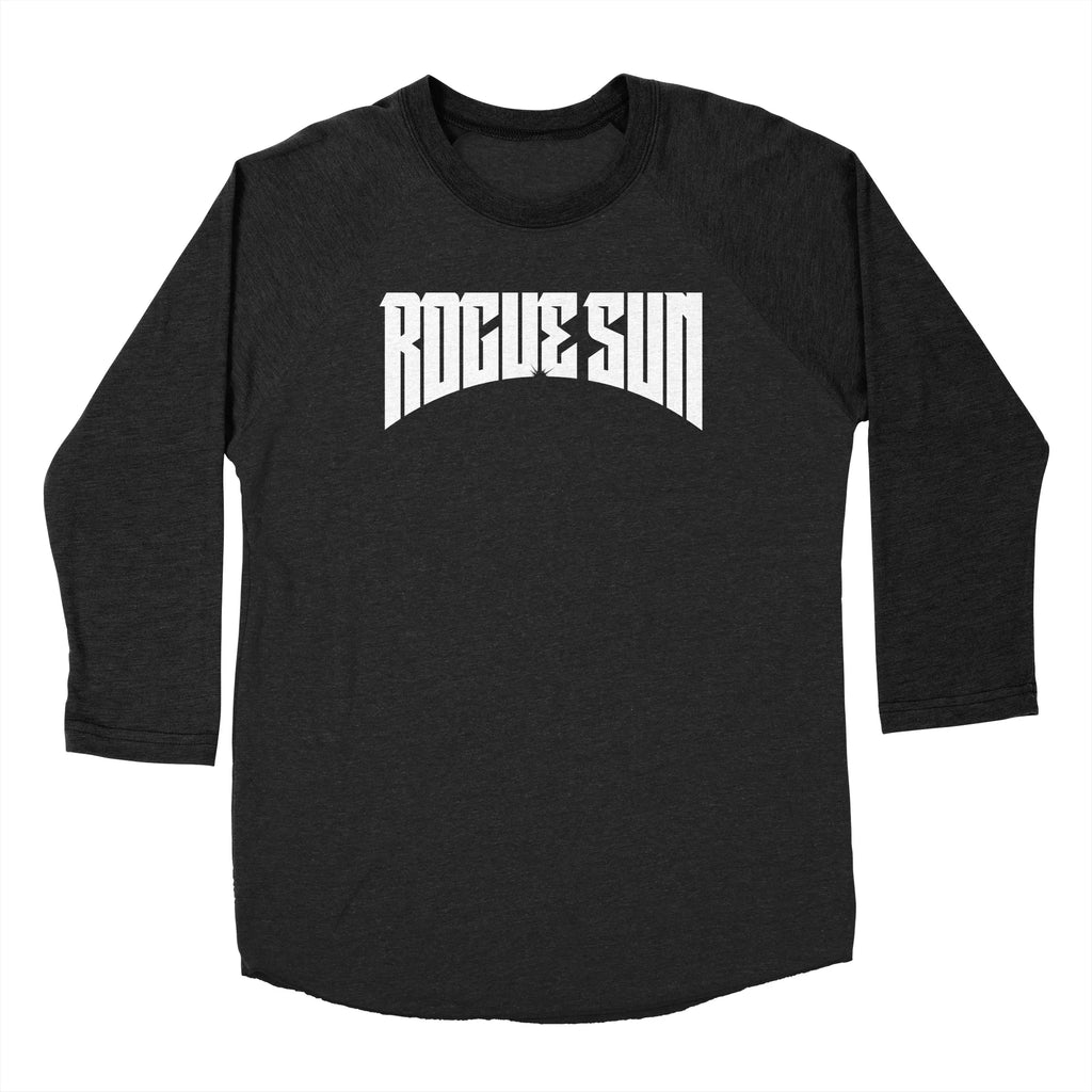 Rogue Sun Logo (White) — Mens Longsleeve T Shirt