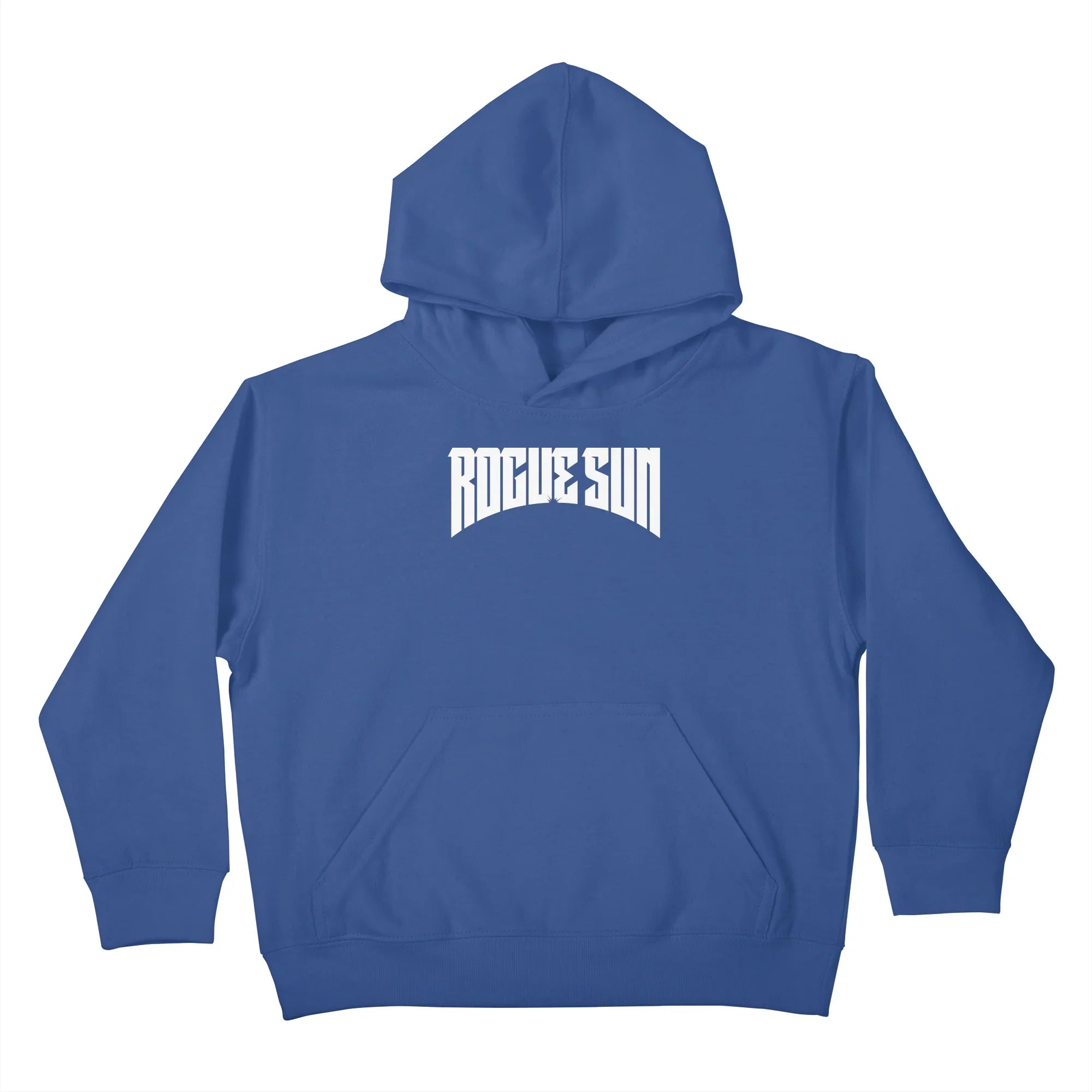 Rogue Sun Logo (White) — Kids Pullover Hoody