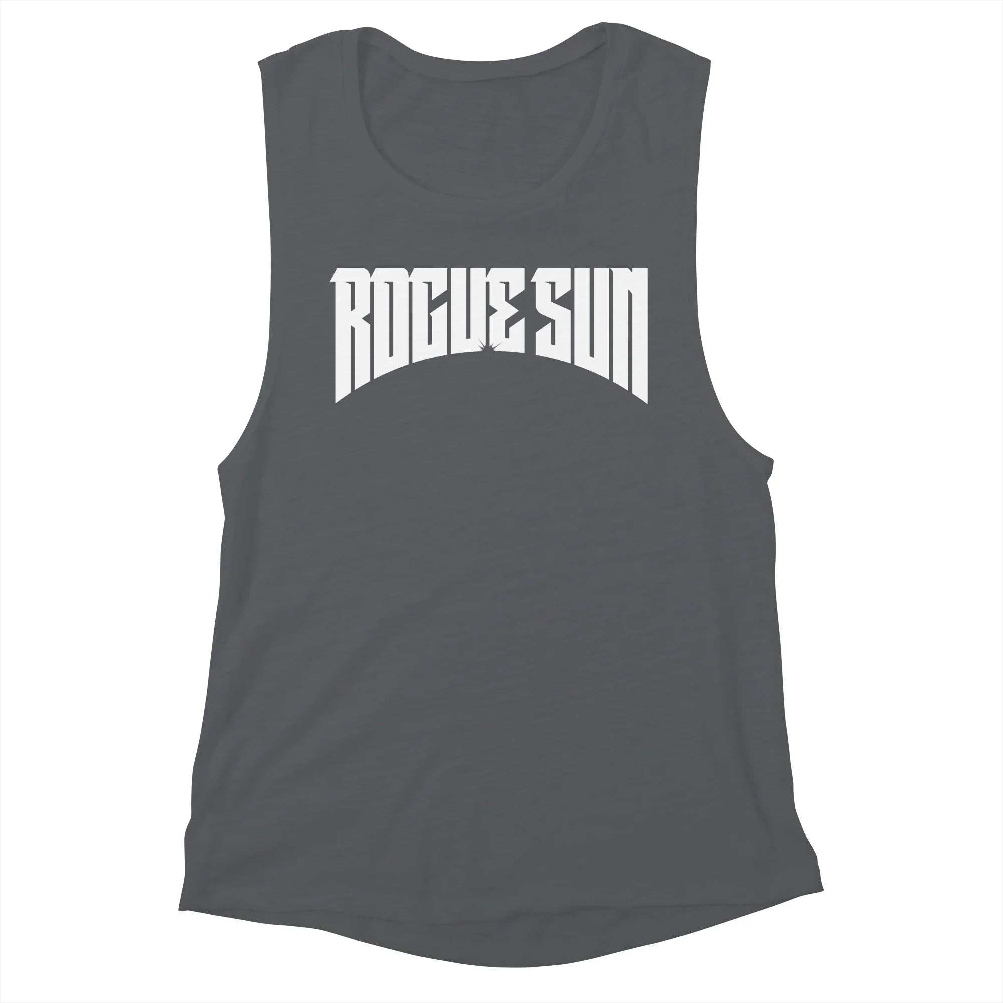 Rogue Sun Logo (White) — Womens Tank