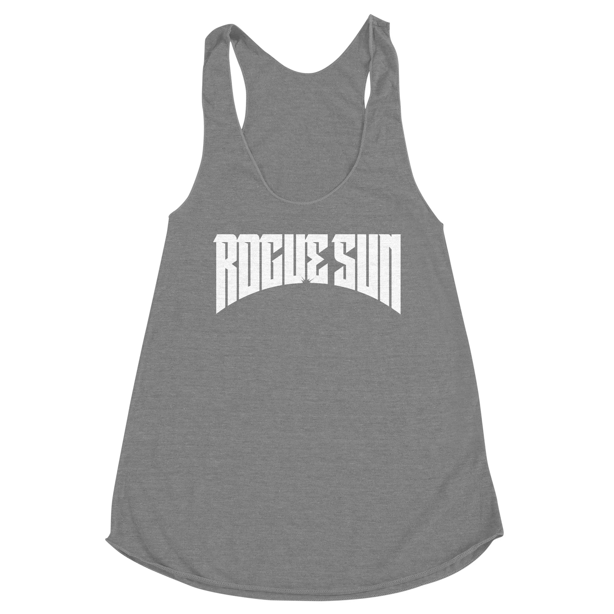 Rogue Sun Logo (White) — Womens Tank