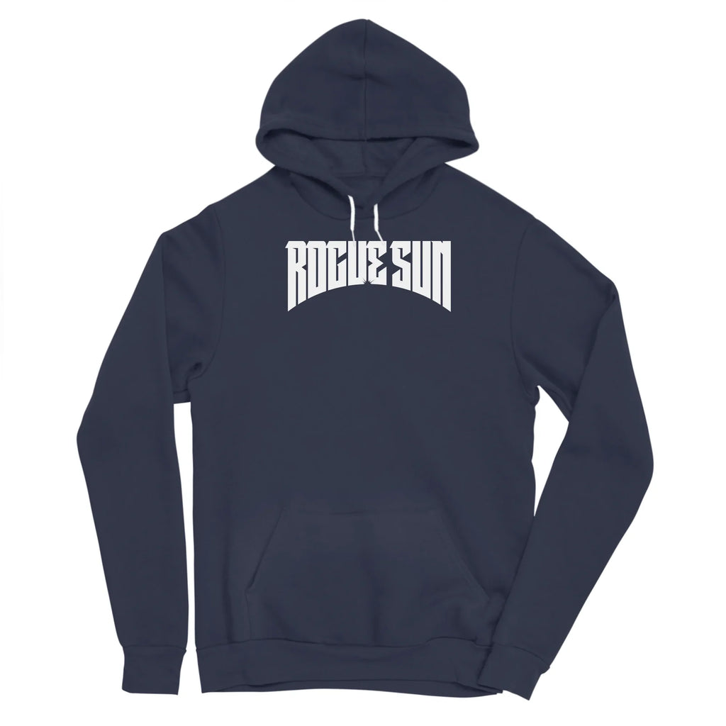 Rogue Sun Logo (White) — Mens Pullover Hoody