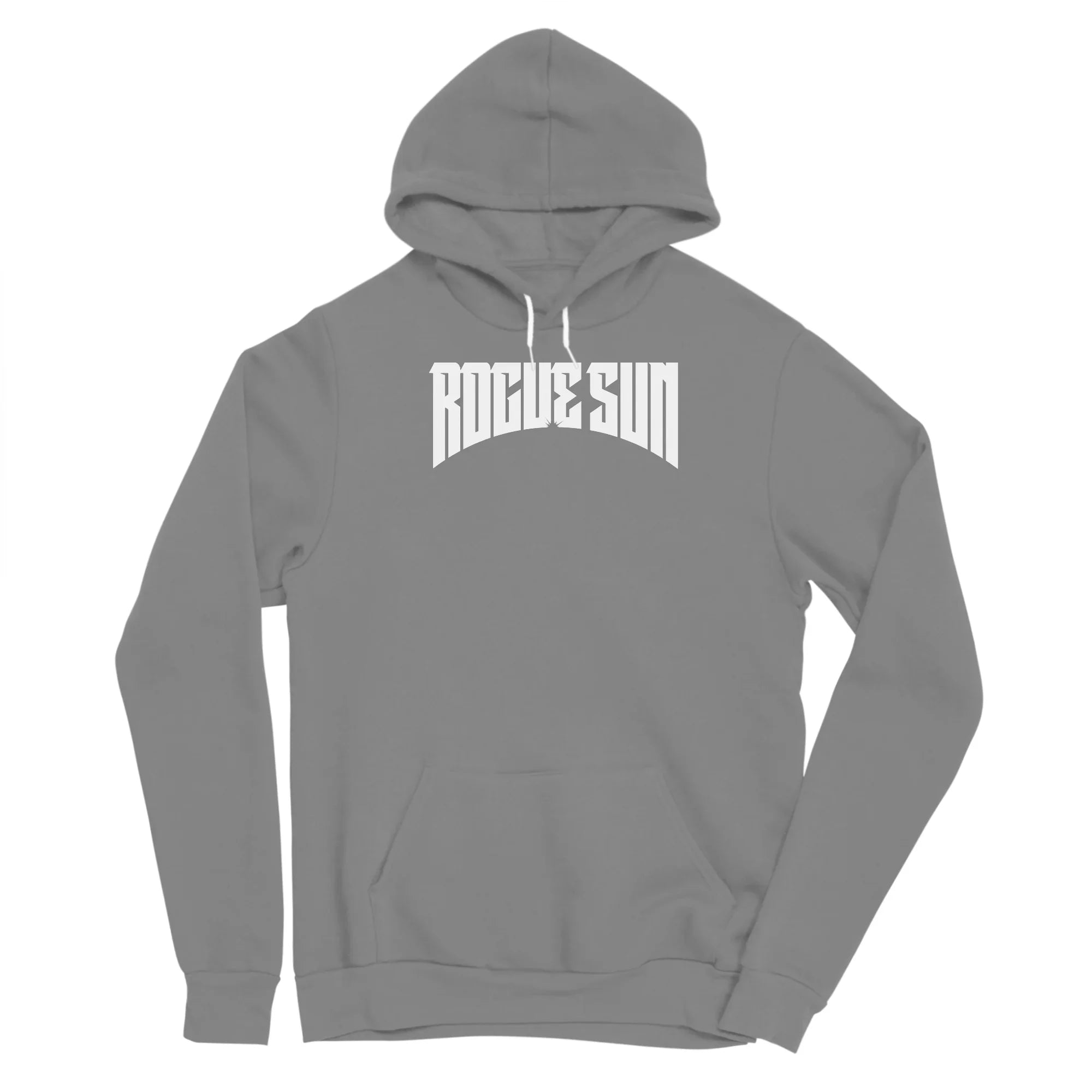 Rogue Sun Logo (White) — Mens Pullover Hoody
