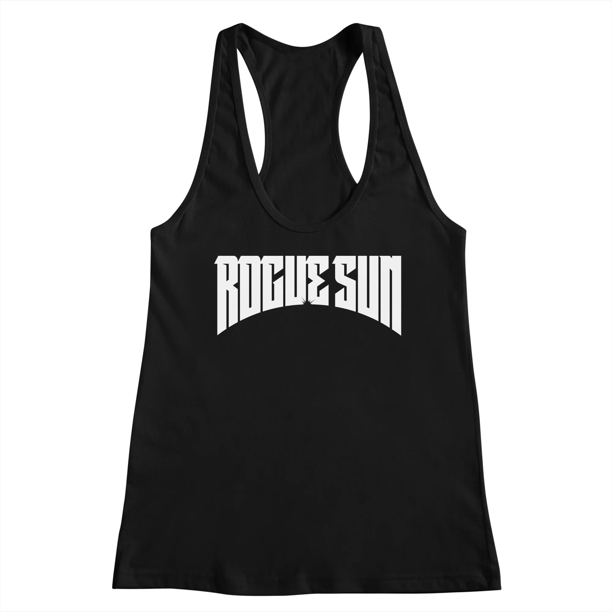 Rogue Sun Logo (White) — Womens Tank