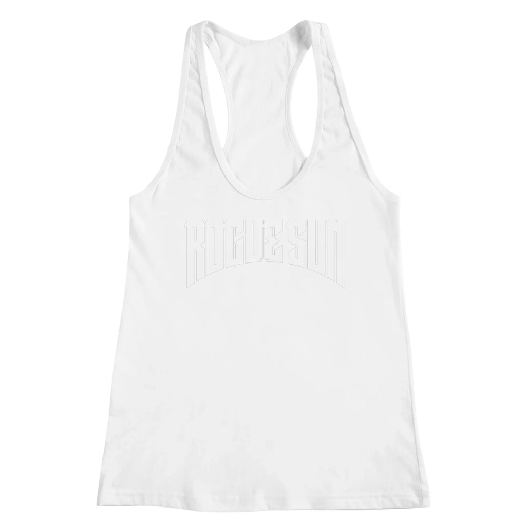 Rogue Sun Logo (White) — Womens Tank