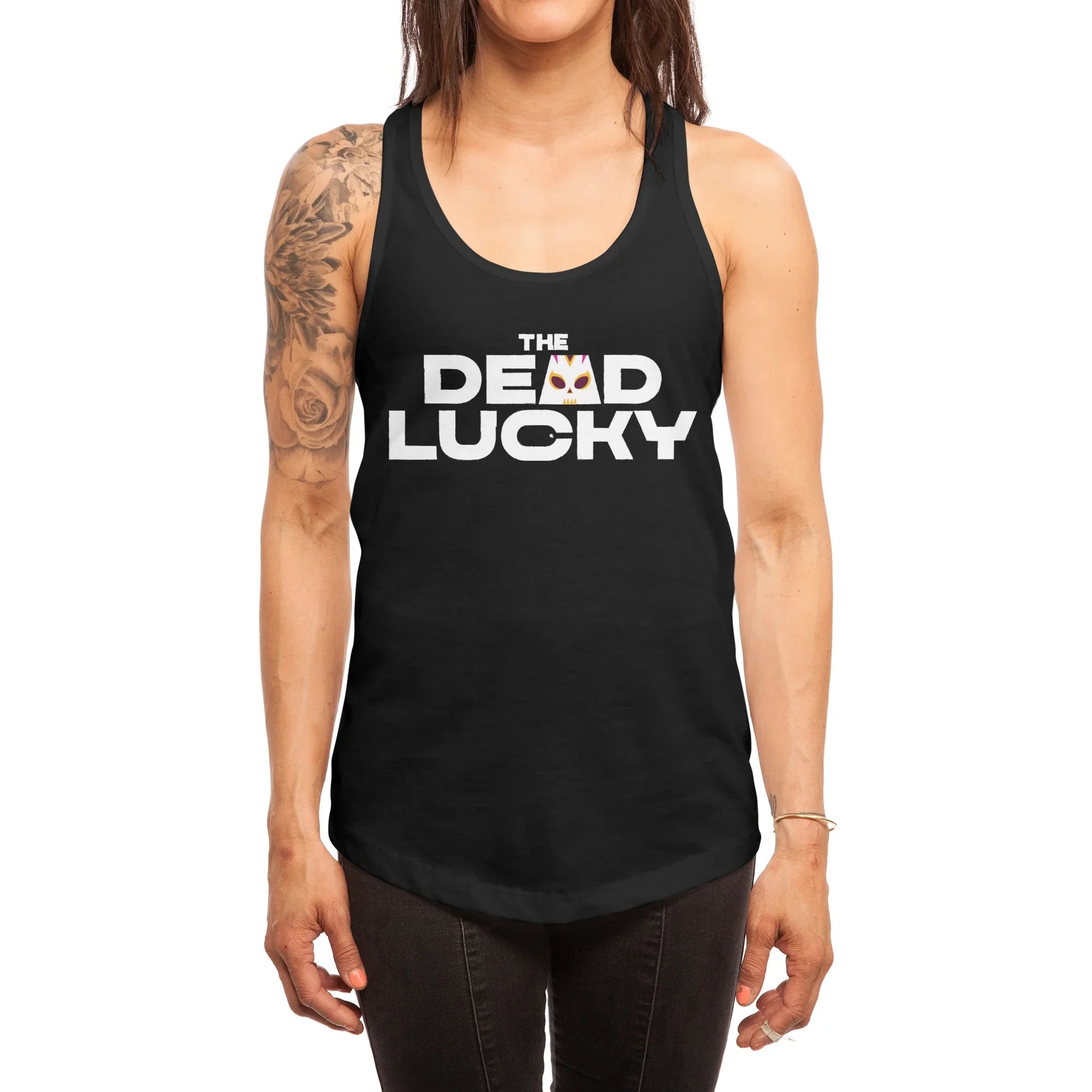 The Dead Lucky Logo — Womens Tank