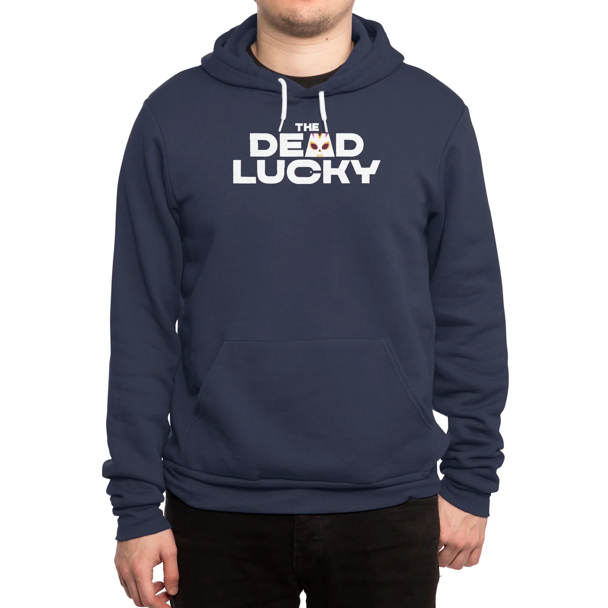 The Dead Lucky Logo — Mens Pullover Hoody