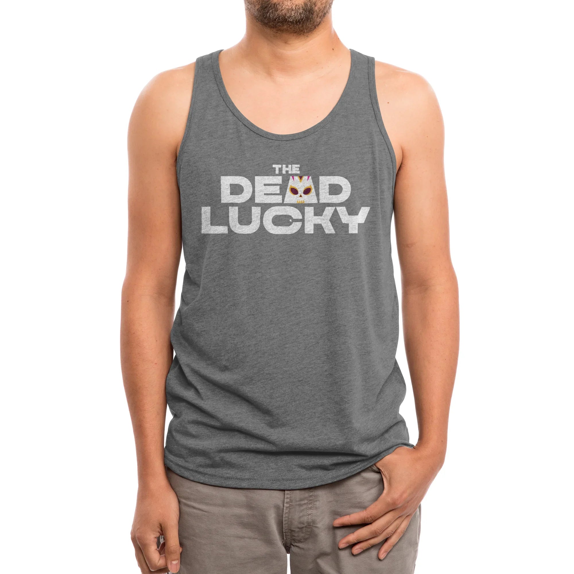 The Dead Lucky Logo — Mens Tank