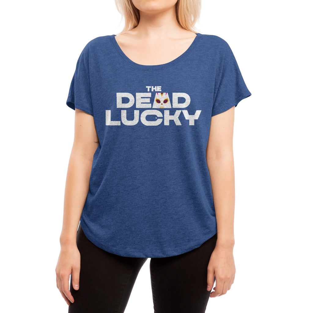 The Dead Lucky Logo — Womens Scoop Neck