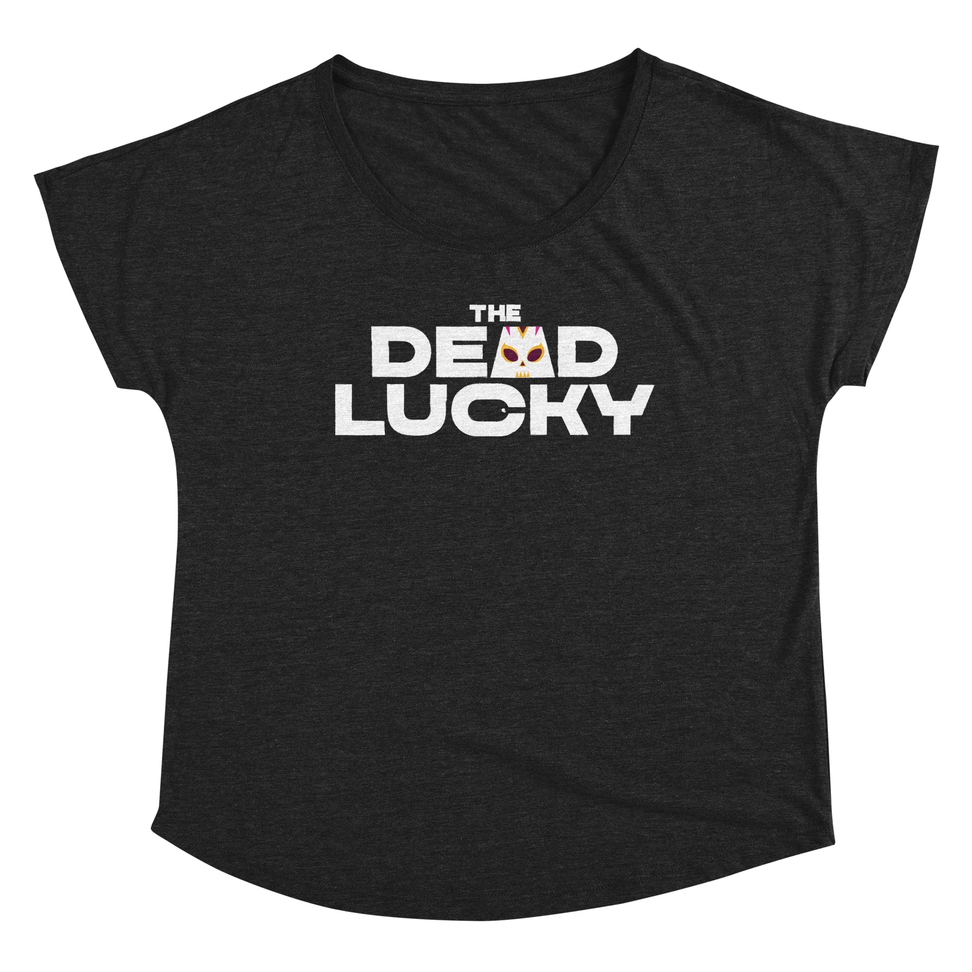The Dead Lucky Logo — Womens Scoop Neck