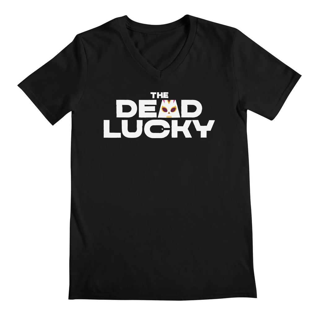 The Dead Lucky Logo — Mens V Neck