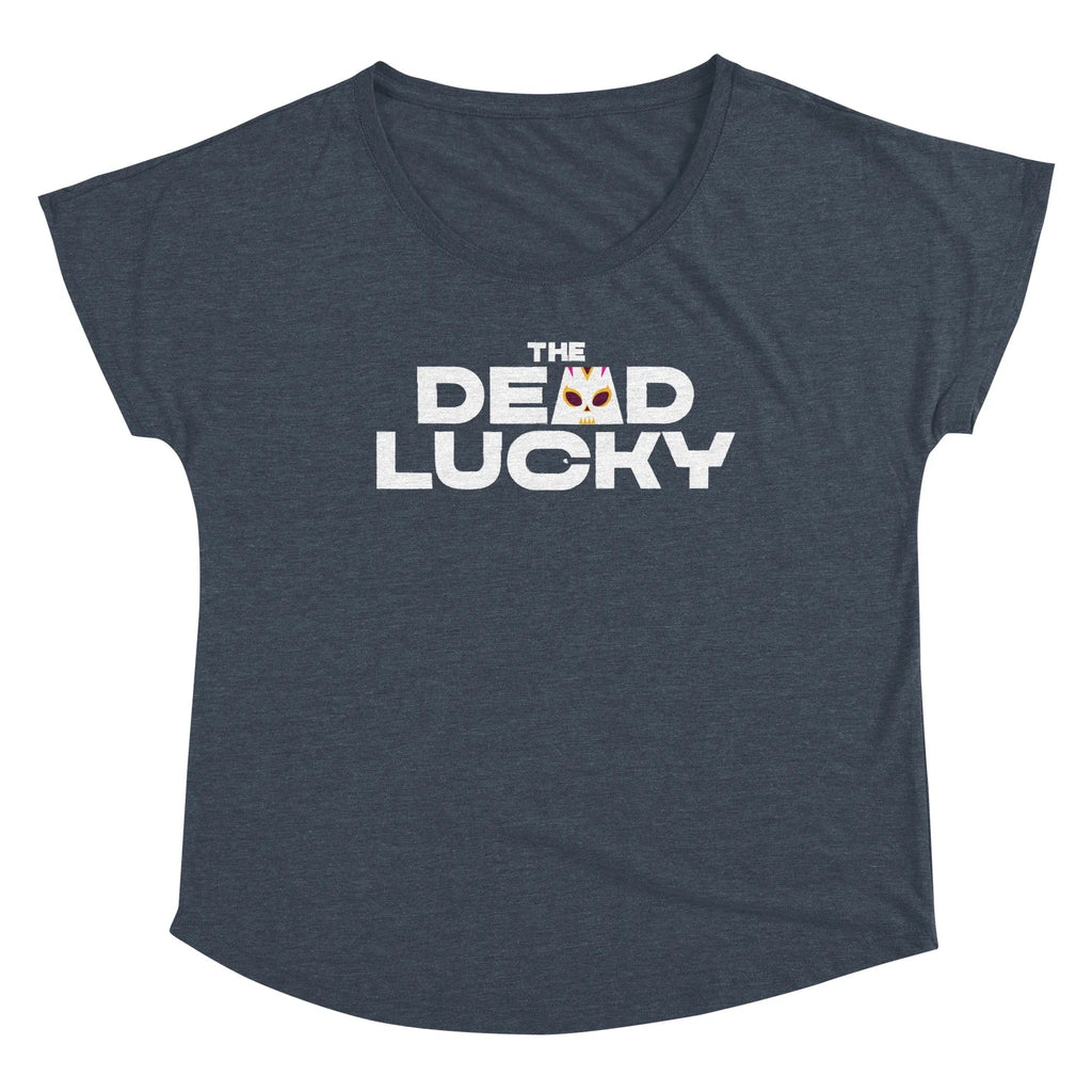 The Dead Lucky Logo — Womens Scoop Neck