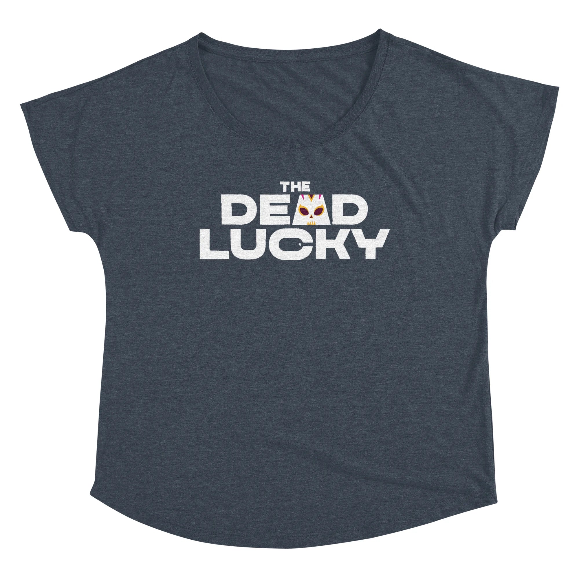 The Dead Lucky Logo — Womens Scoop Neck
