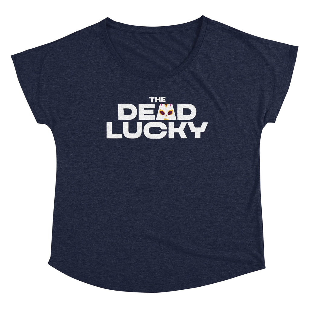 The Dead Lucky Logo — Womens Scoop Neck