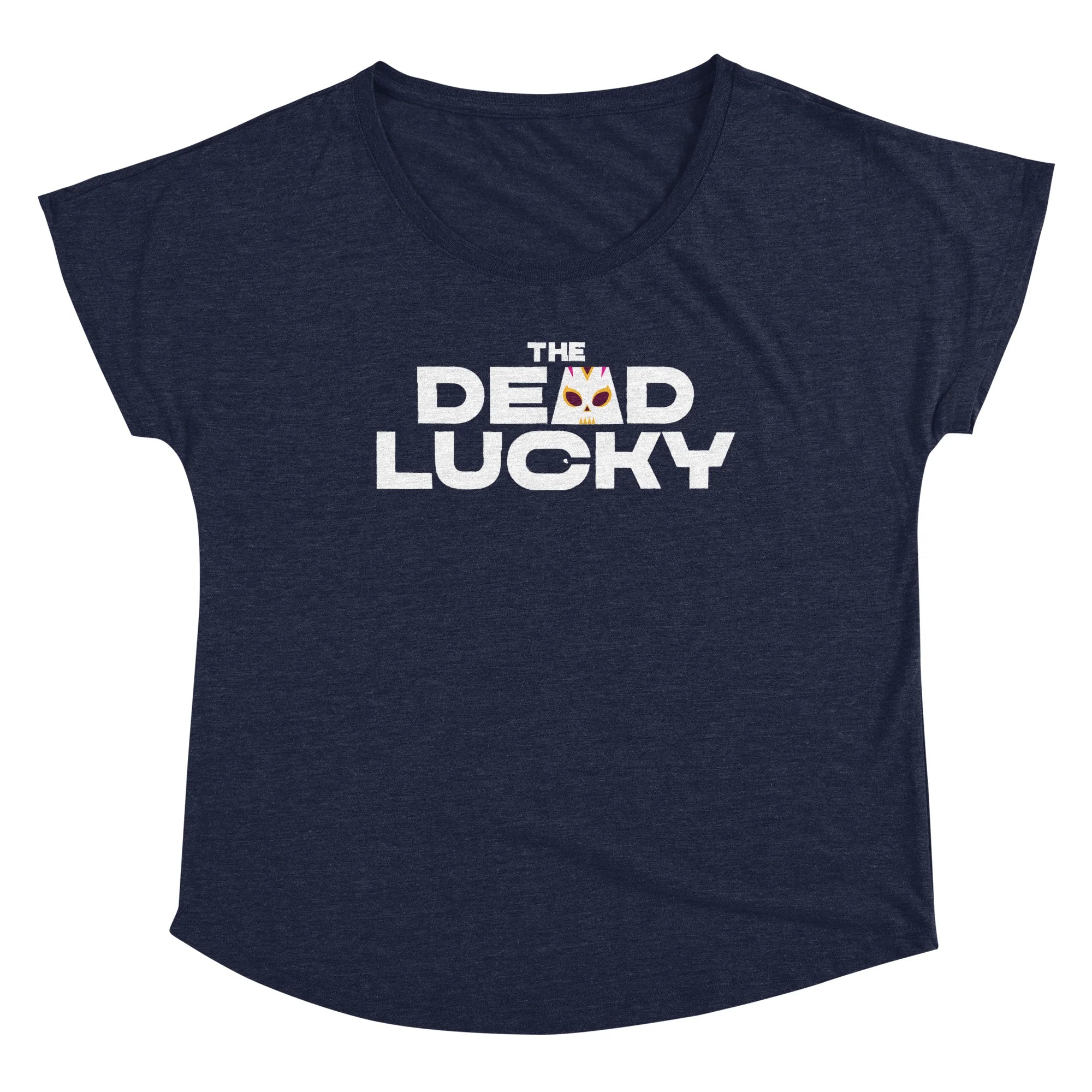 The Dead Lucky Logo — Womens Scoop Neck