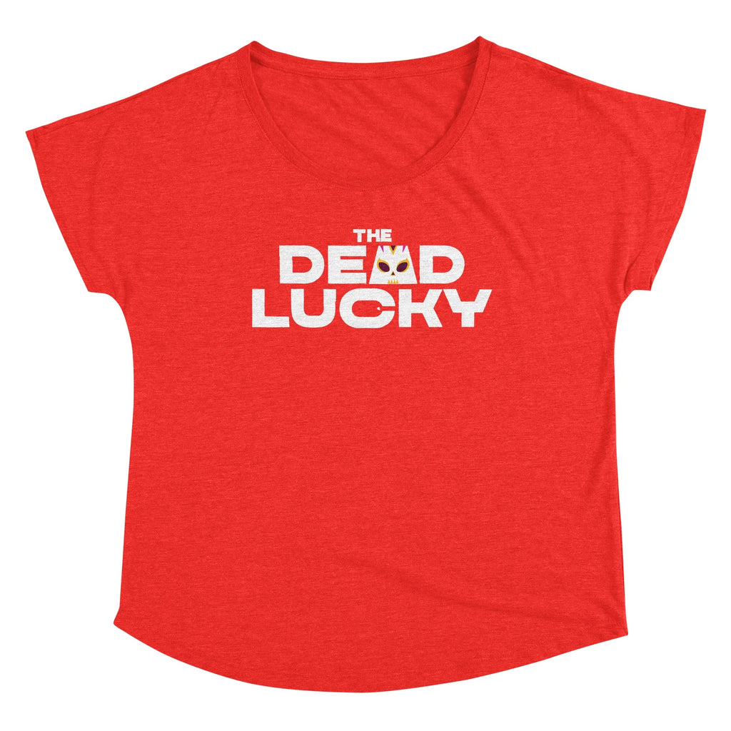 The Dead Lucky Logo — Womens Scoop Neck