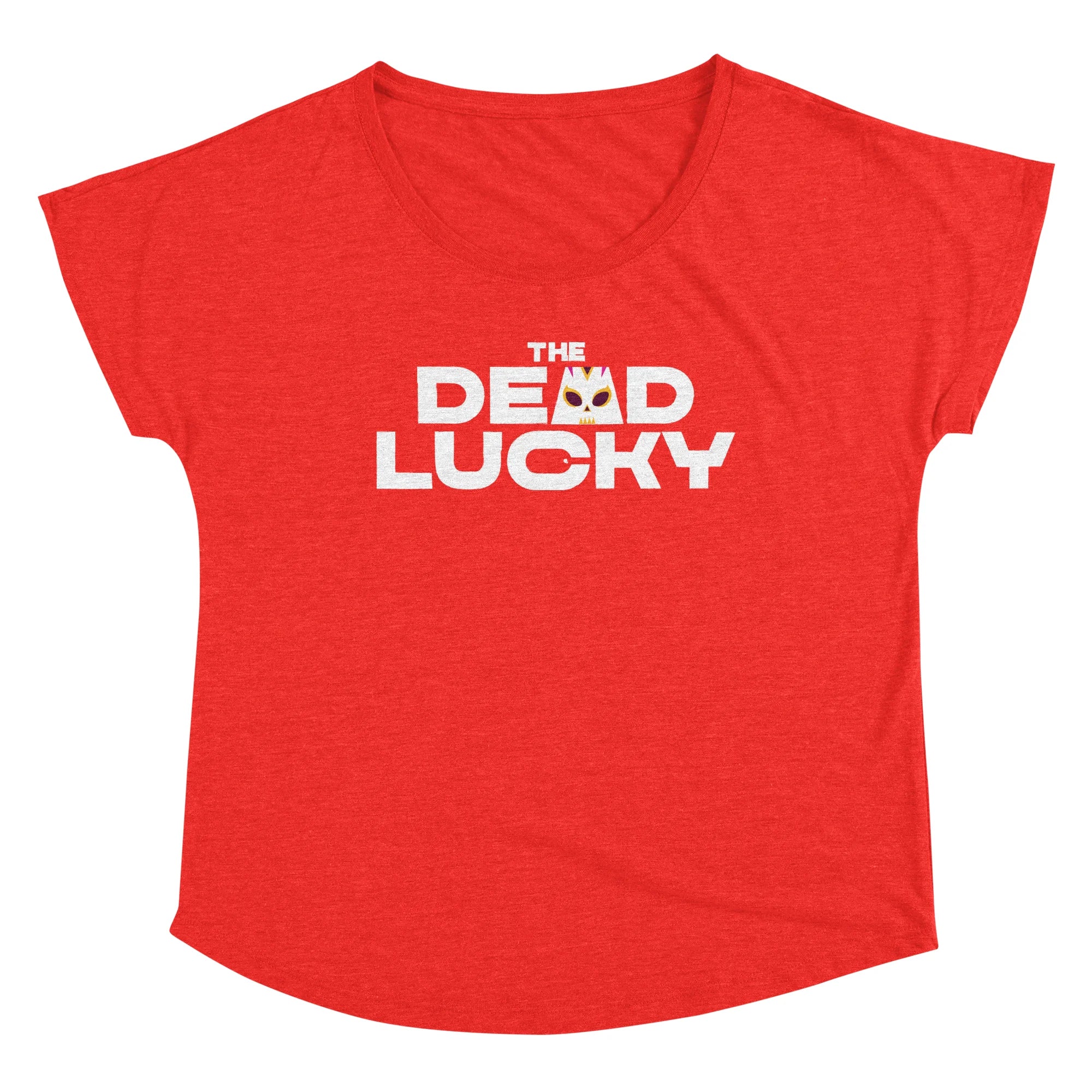 The Dead Lucky Logo — Womens Scoop Neck