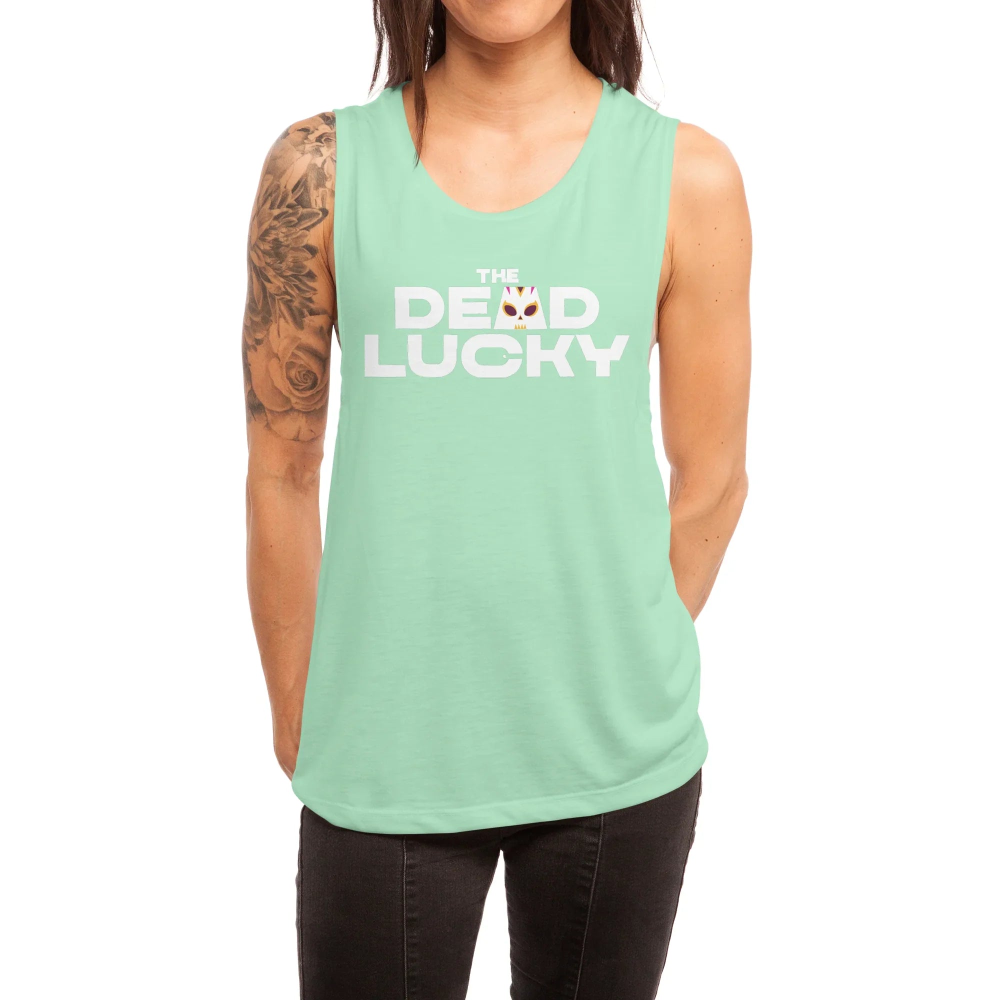 The Dead Lucky Logo — Womens Tank