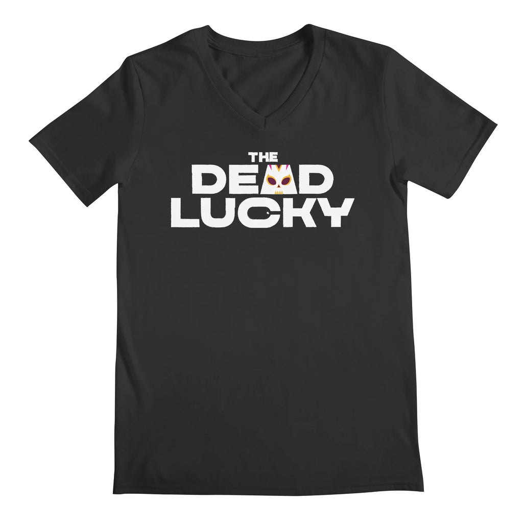 The Dead Lucky Logo — Mens V Neck