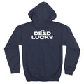 The Dead Lucky Logo — Womens Zip Up Hoody
