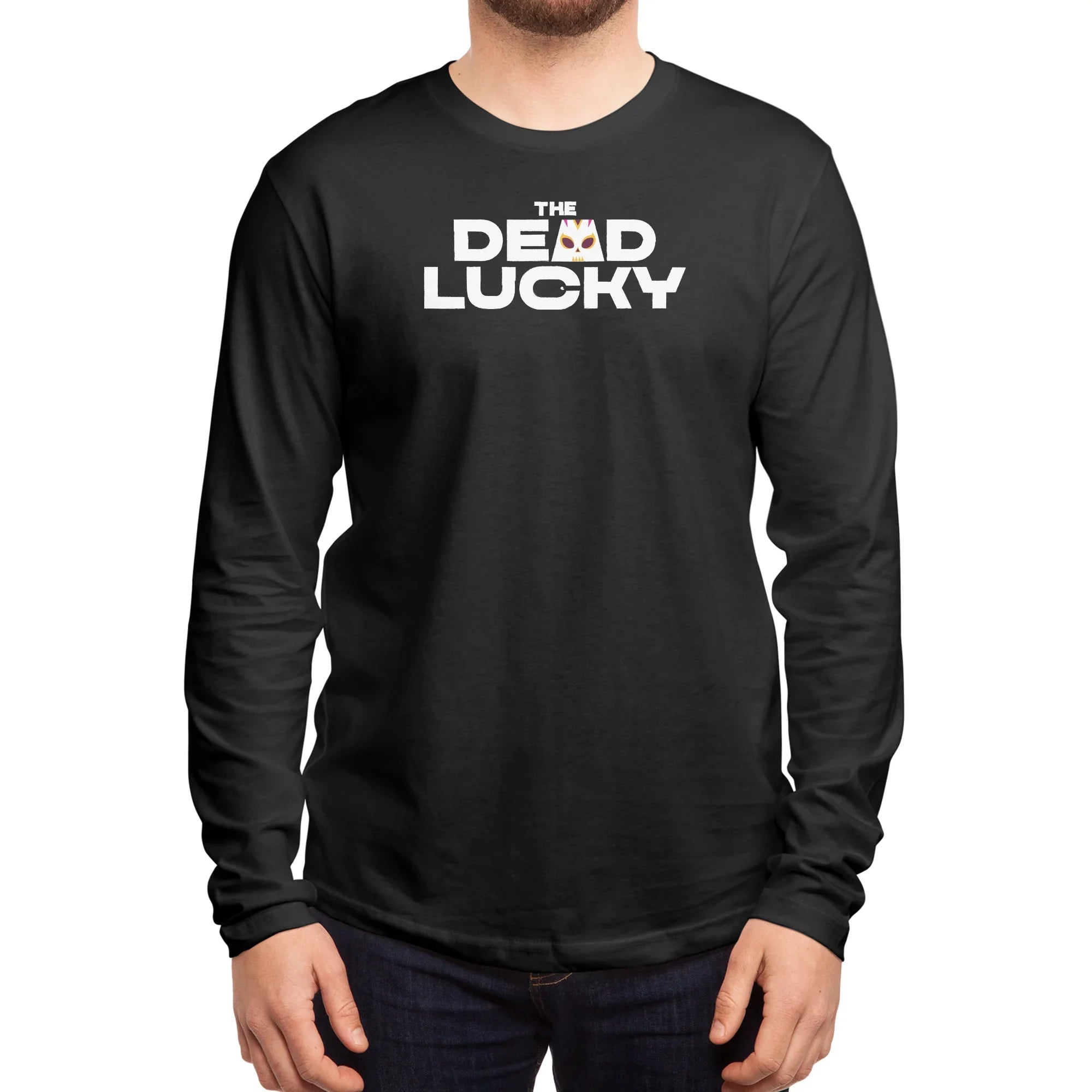 The Dead Lucky Logo — Mens Longsleeve T Shirt