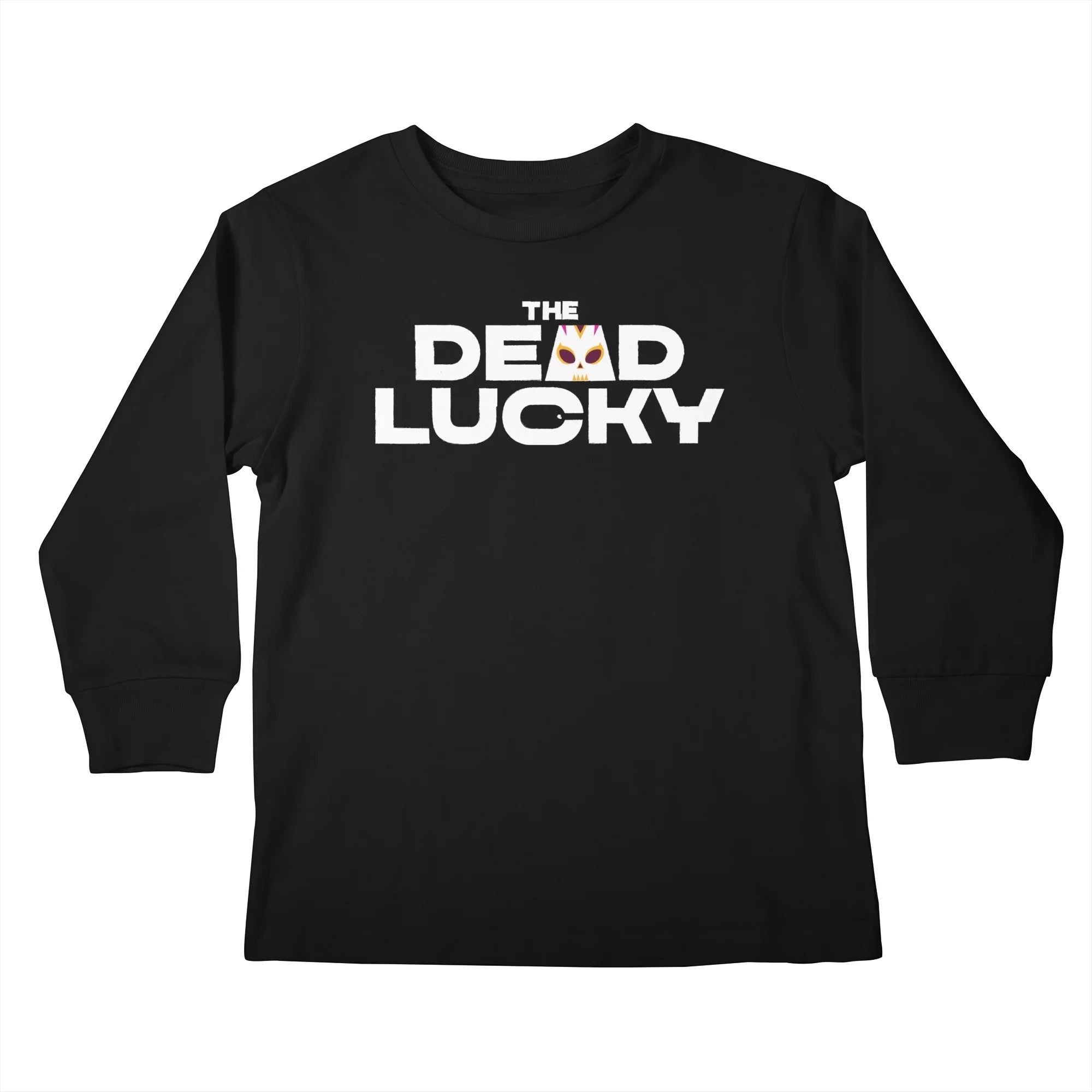 The Dead Lucky Logo — Kids Longsleeve T Shirt