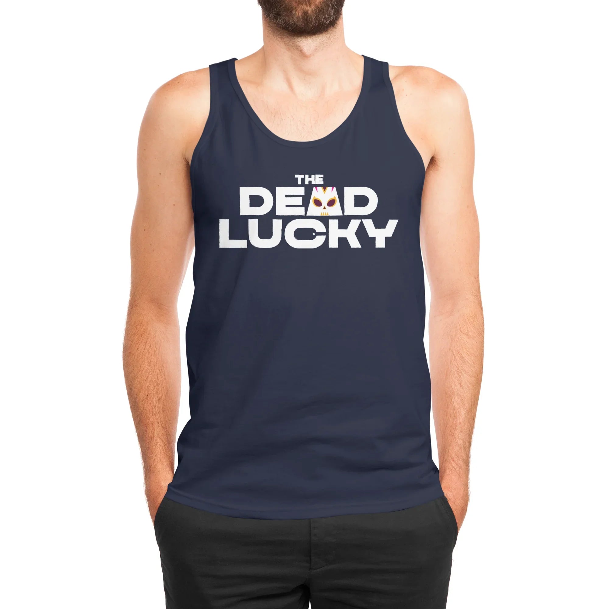 The Dead Lucky Logo — Mens Tank
