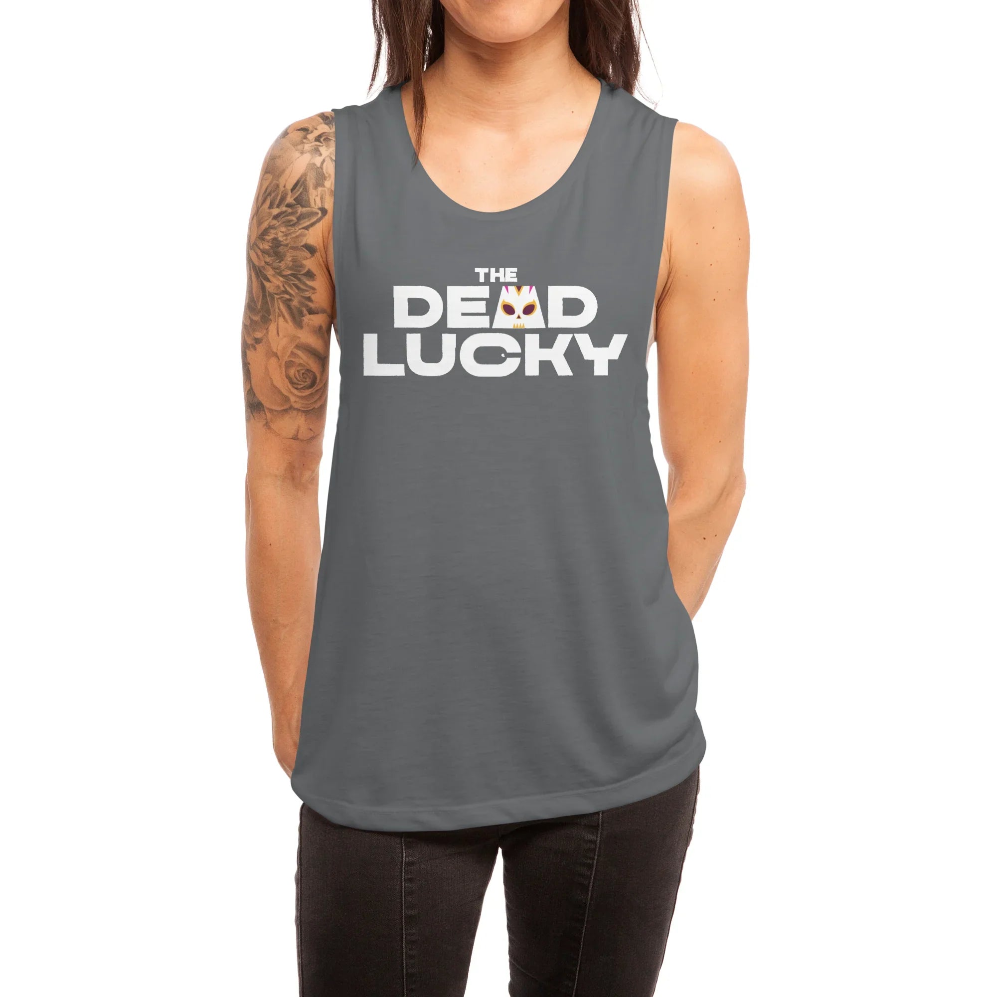 The Dead Lucky Logo — Womens Tank