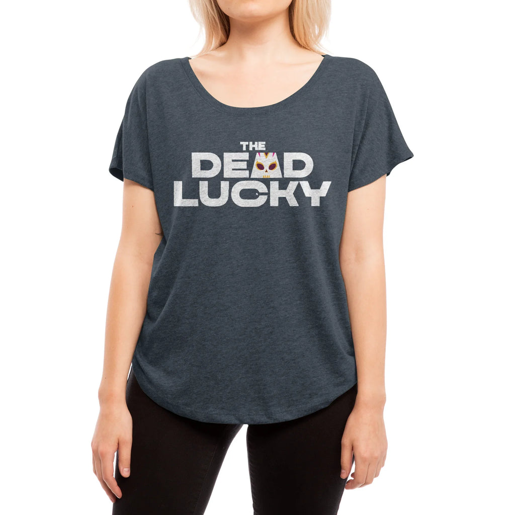 The Dead Lucky Logo — Womens Scoop Neck