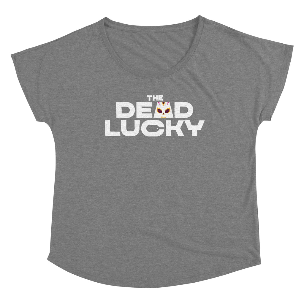 The Dead Lucky Logo — Womens Scoop Neck