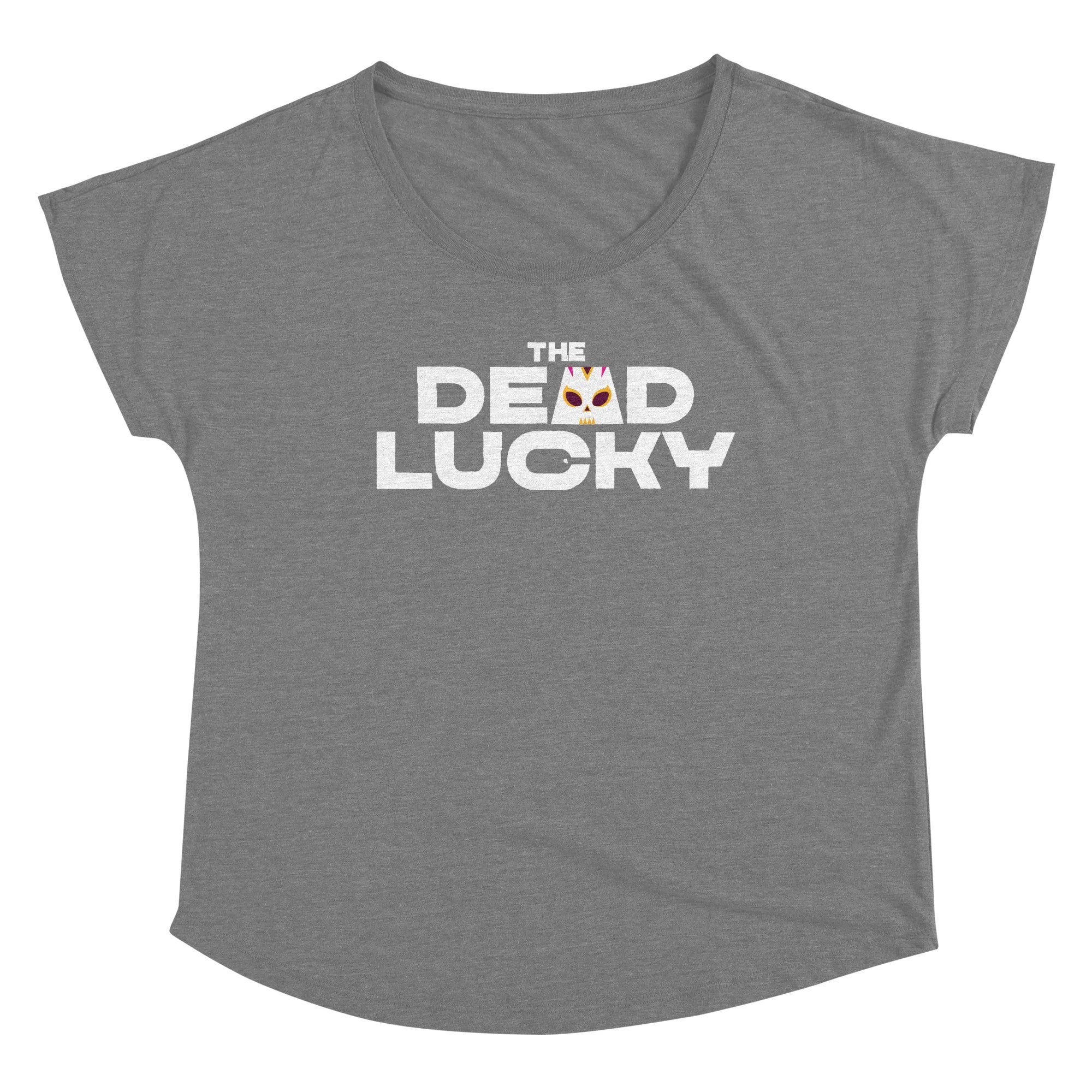 The Dead Lucky Logo — Womens Scoop Neck