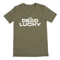 The Dead Lucky Logo — Mens V Neck