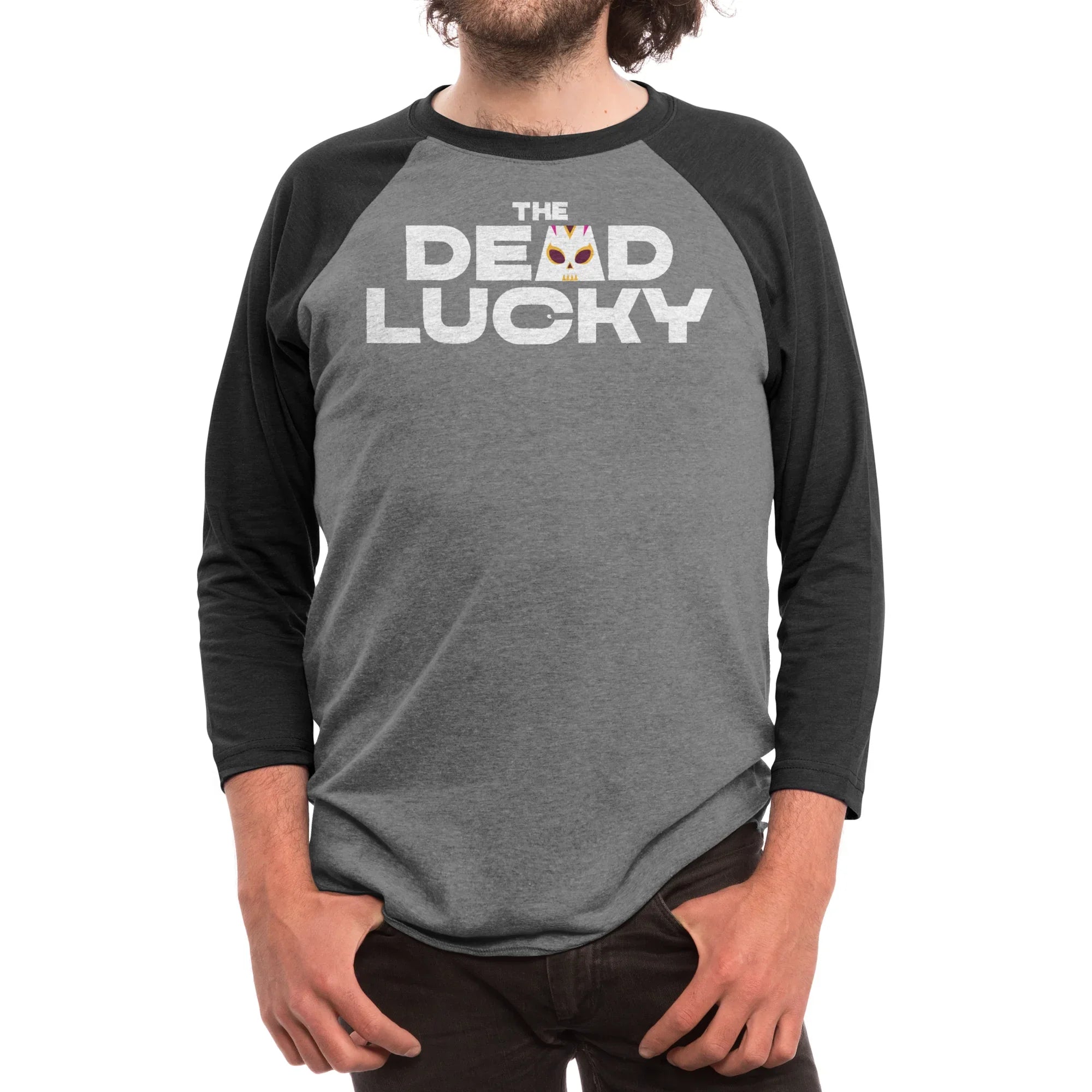 The Dead Lucky Logo — Mens Longsleeve T Shirt