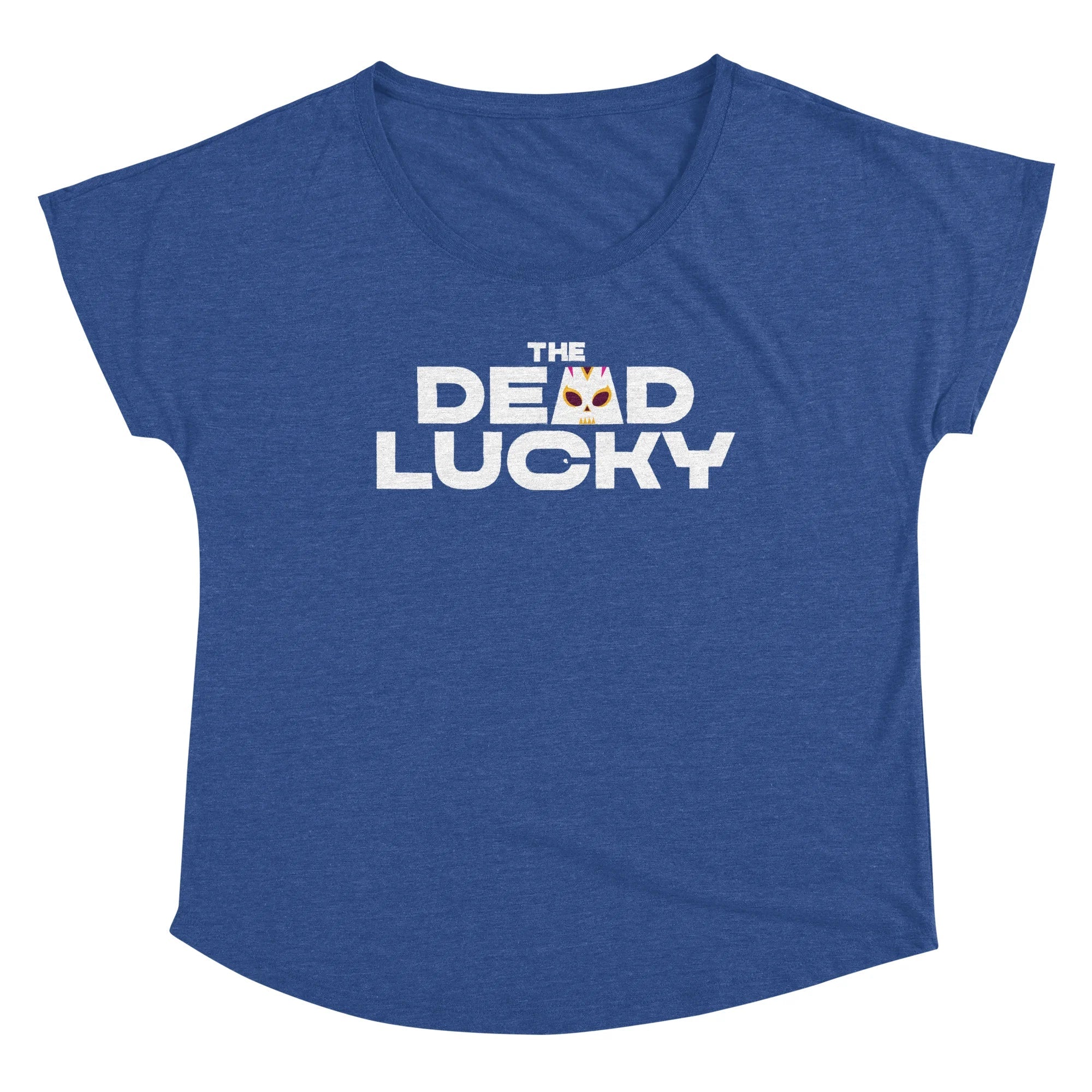 The Dead Lucky Logo — Womens Scoop Neck