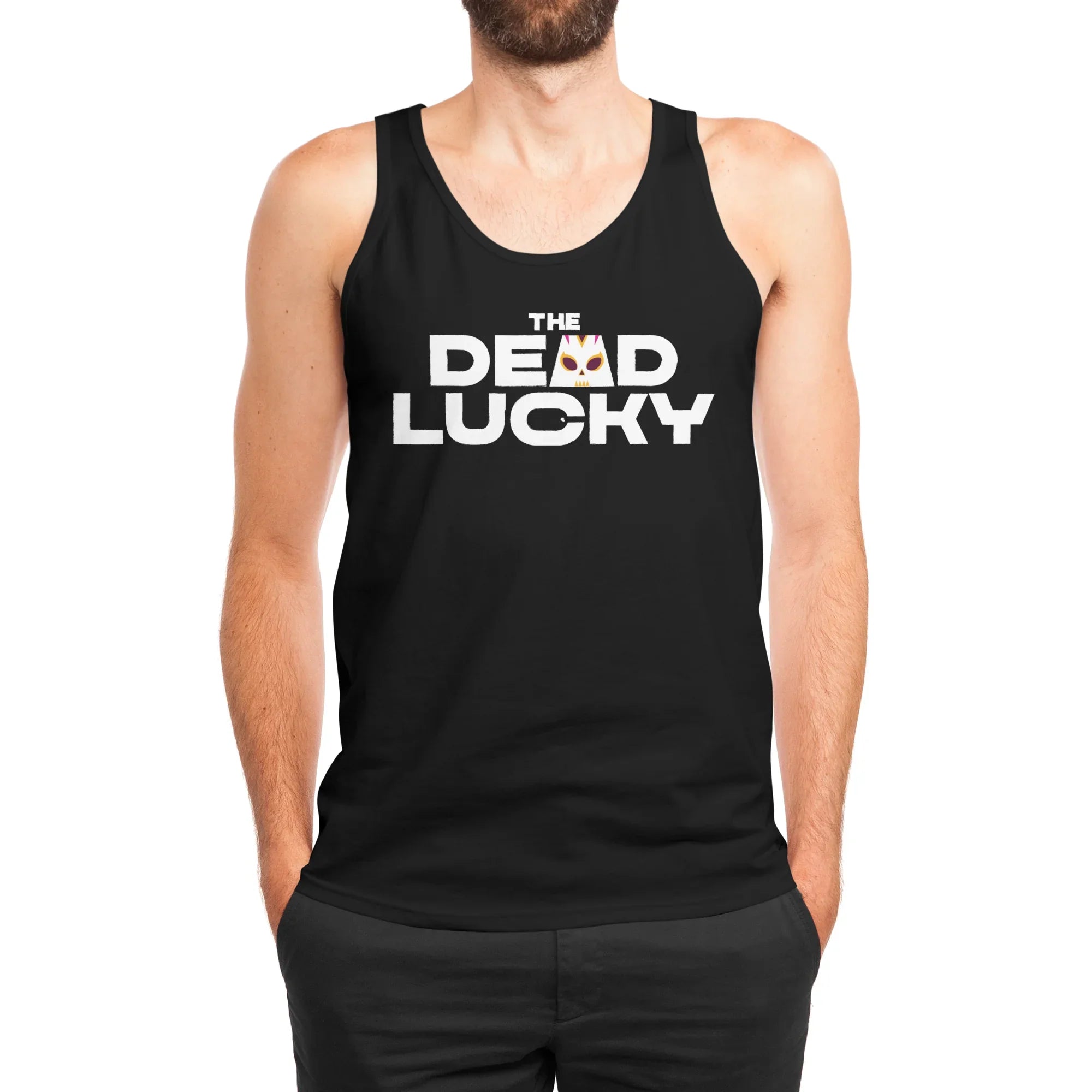 The Dead Lucky Logo — Mens Tank