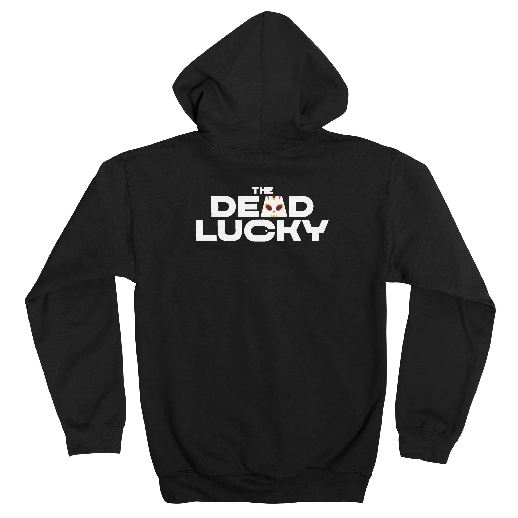 The Dead Lucky Logo — Mens Zip Up Hoody