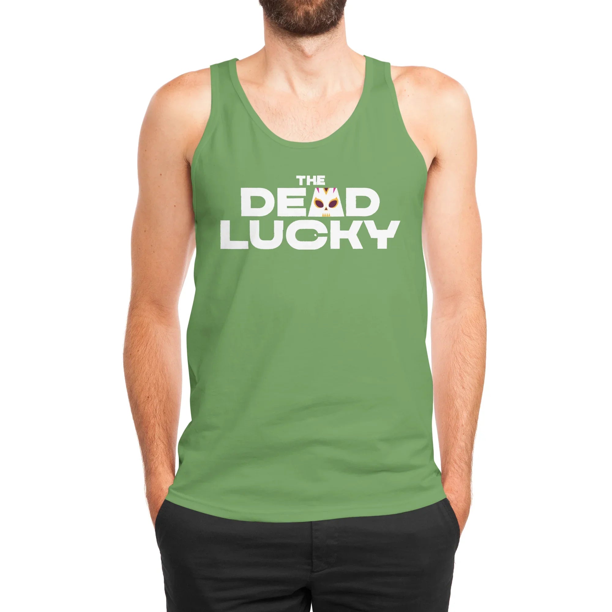 The Dead Lucky Logo — Mens Tank