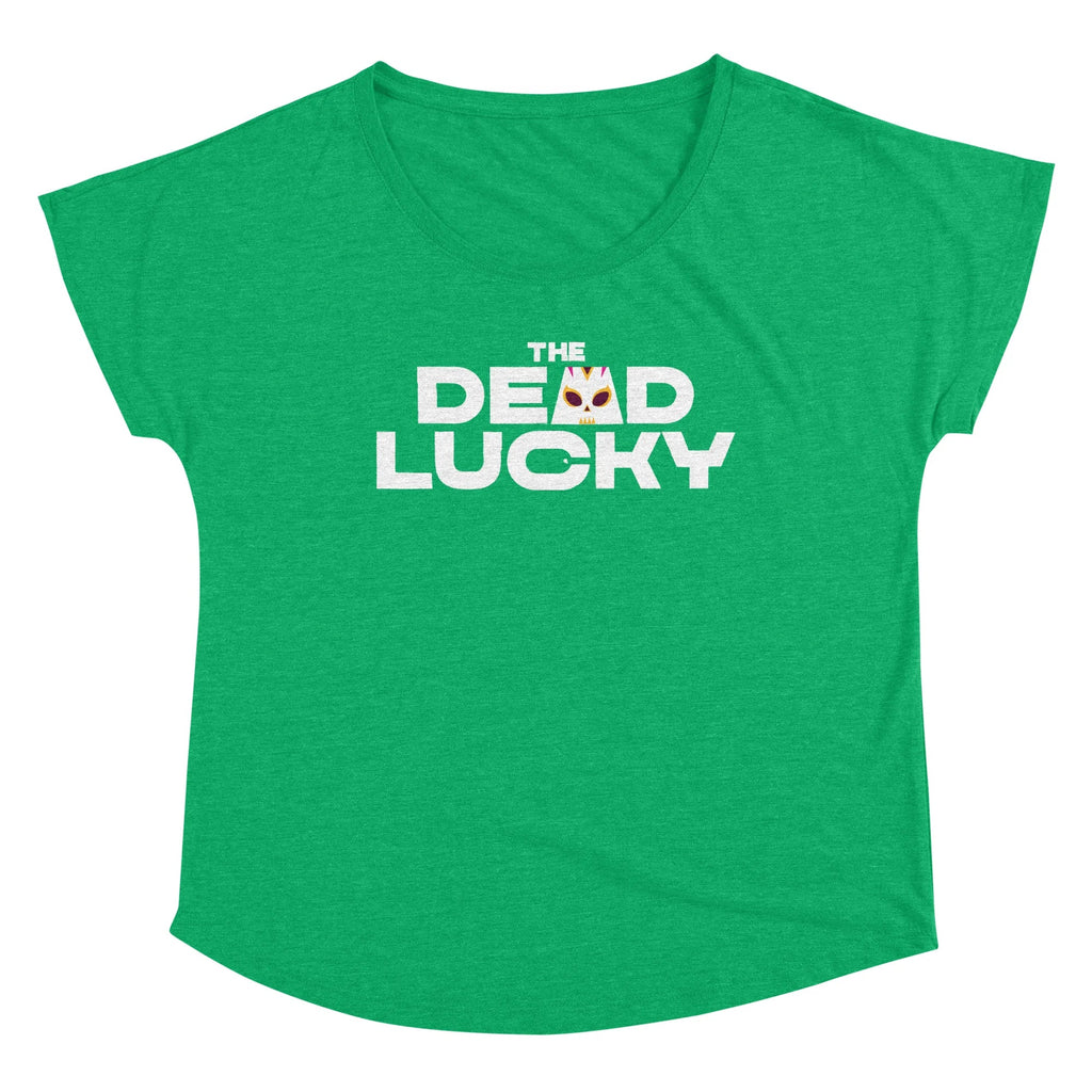 The Dead Lucky Logo — Womens Scoop Neck