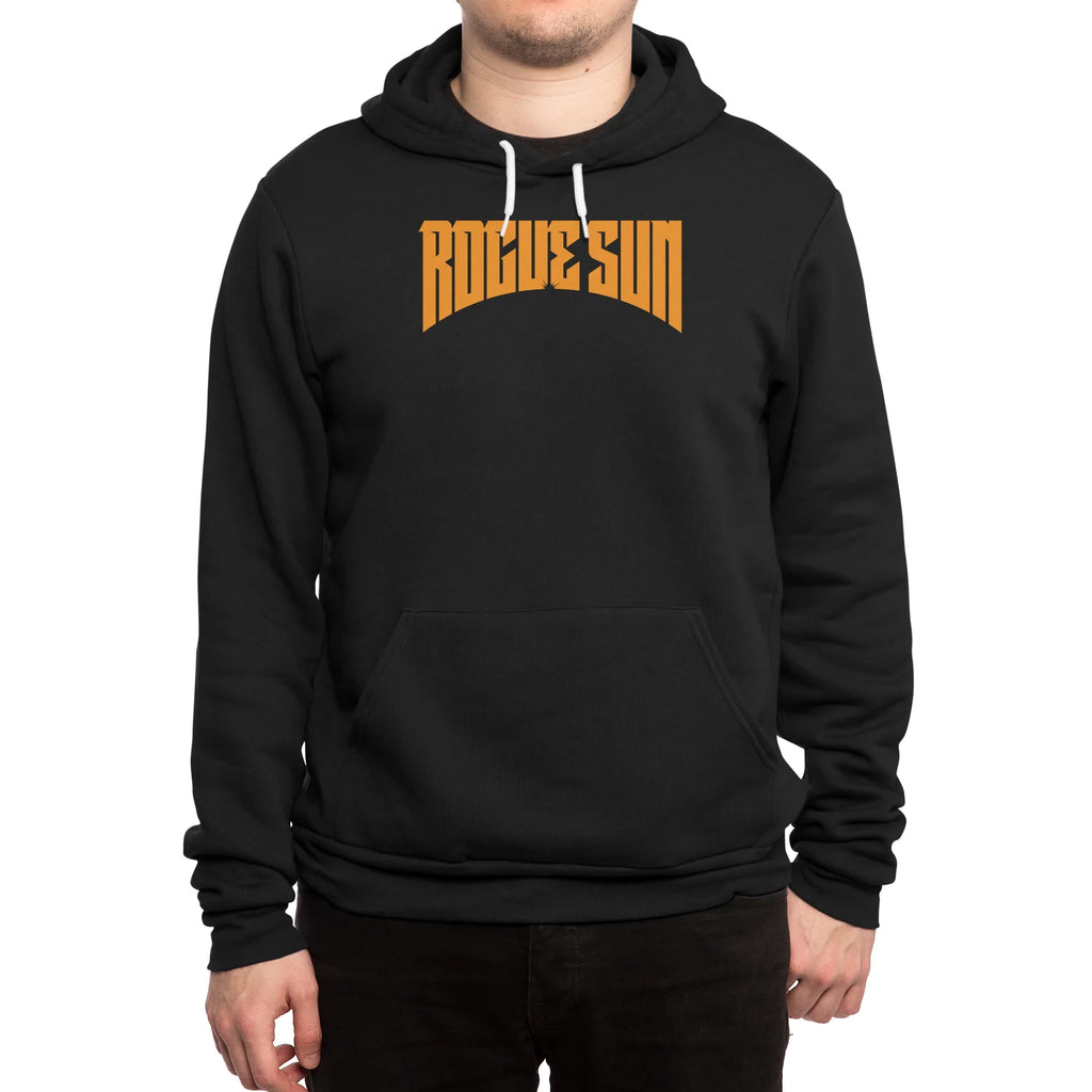 Rogue Sun Logo (Orange) — Mens Pullover Hoody