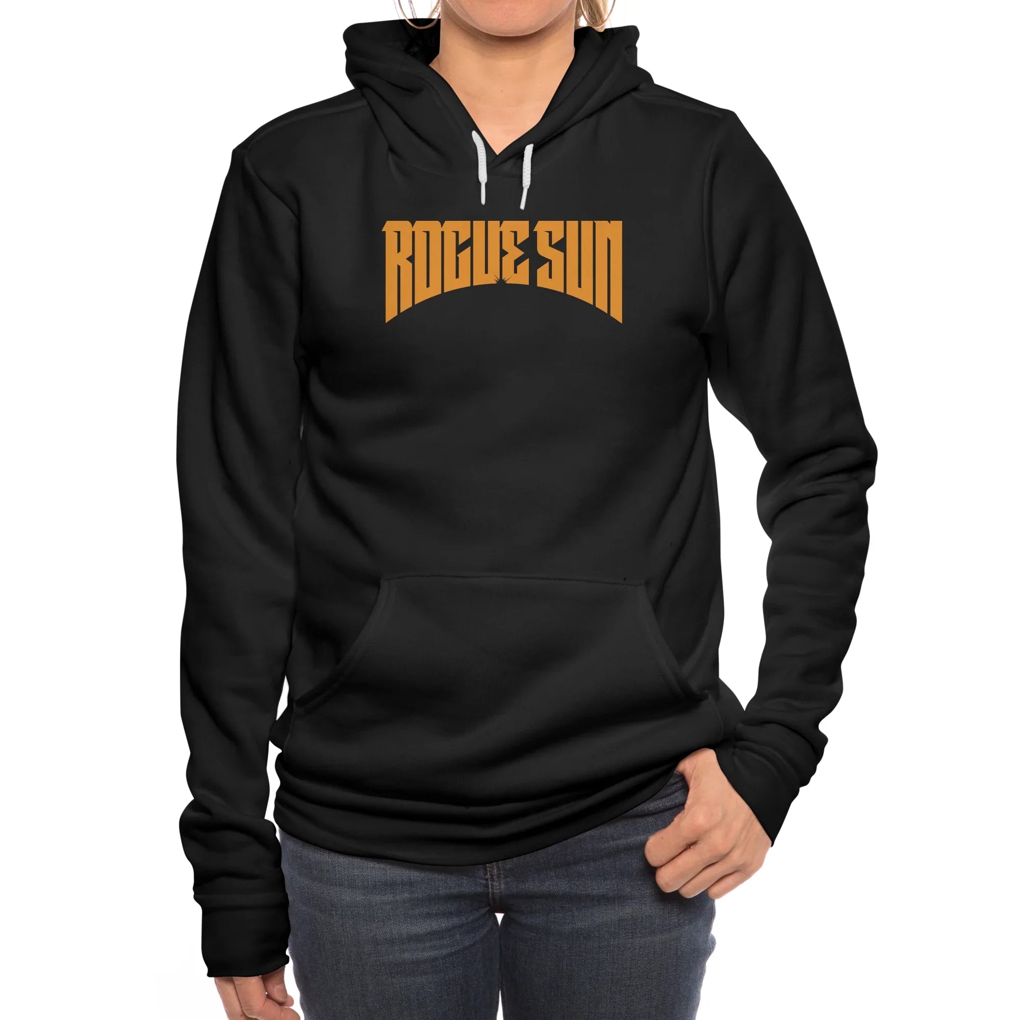 Rogue Sun Logo (Orange) — Womens Pullover Hoody