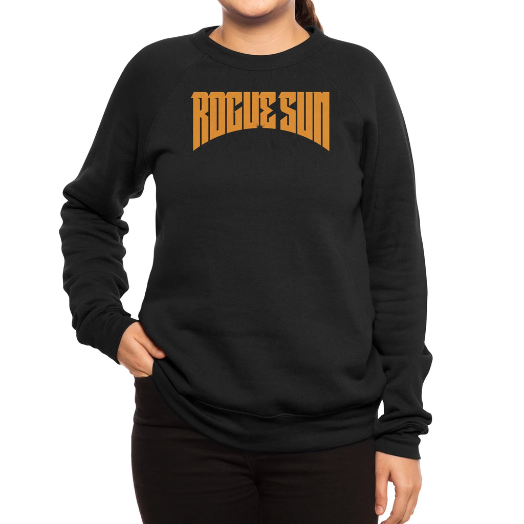 Rogue Sun Logo (Orange) — Womens Sweatshirt