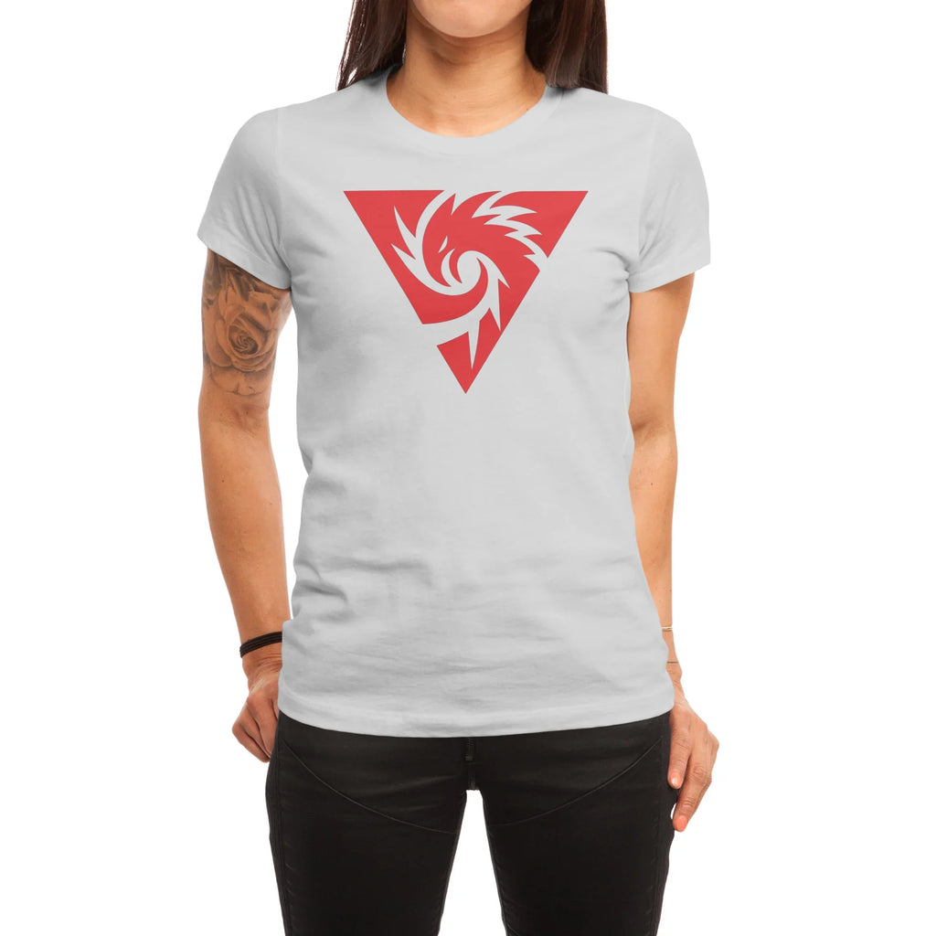 Inferno Girl Red - Symbol (Light Shirts) — Womens T Shirt