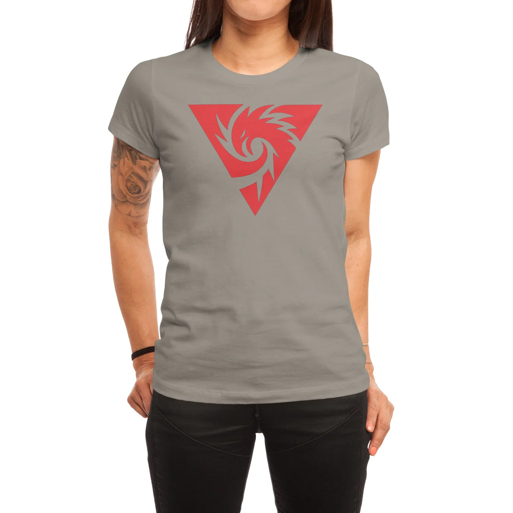 Inferno Girl Red - Symbol (Light Shirts) — Womens T Shirt